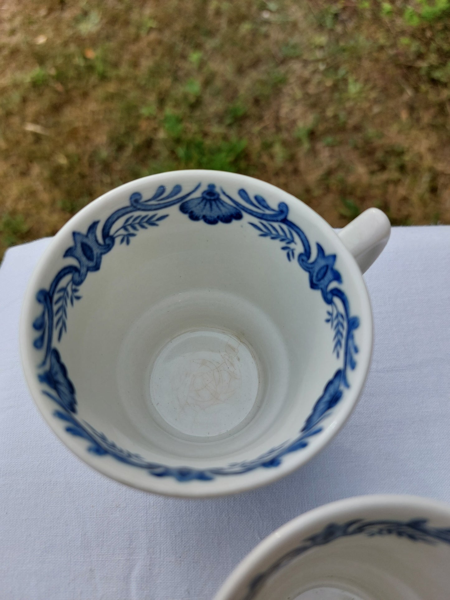 Lot de 3 tasses à thé en porcelaine Ridgway décor Windsor