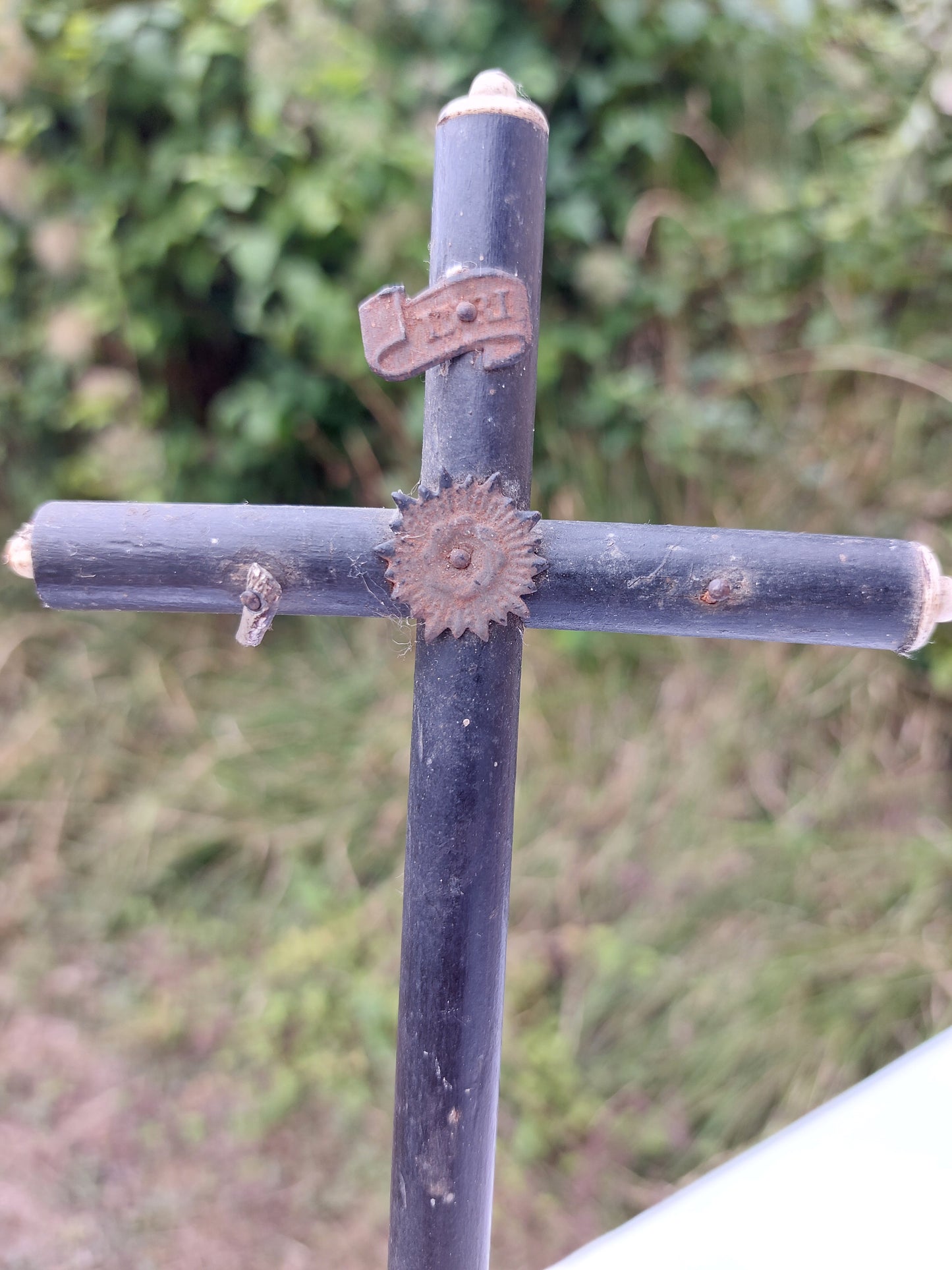 Ancien crucifix Christ sur la croix XIXème