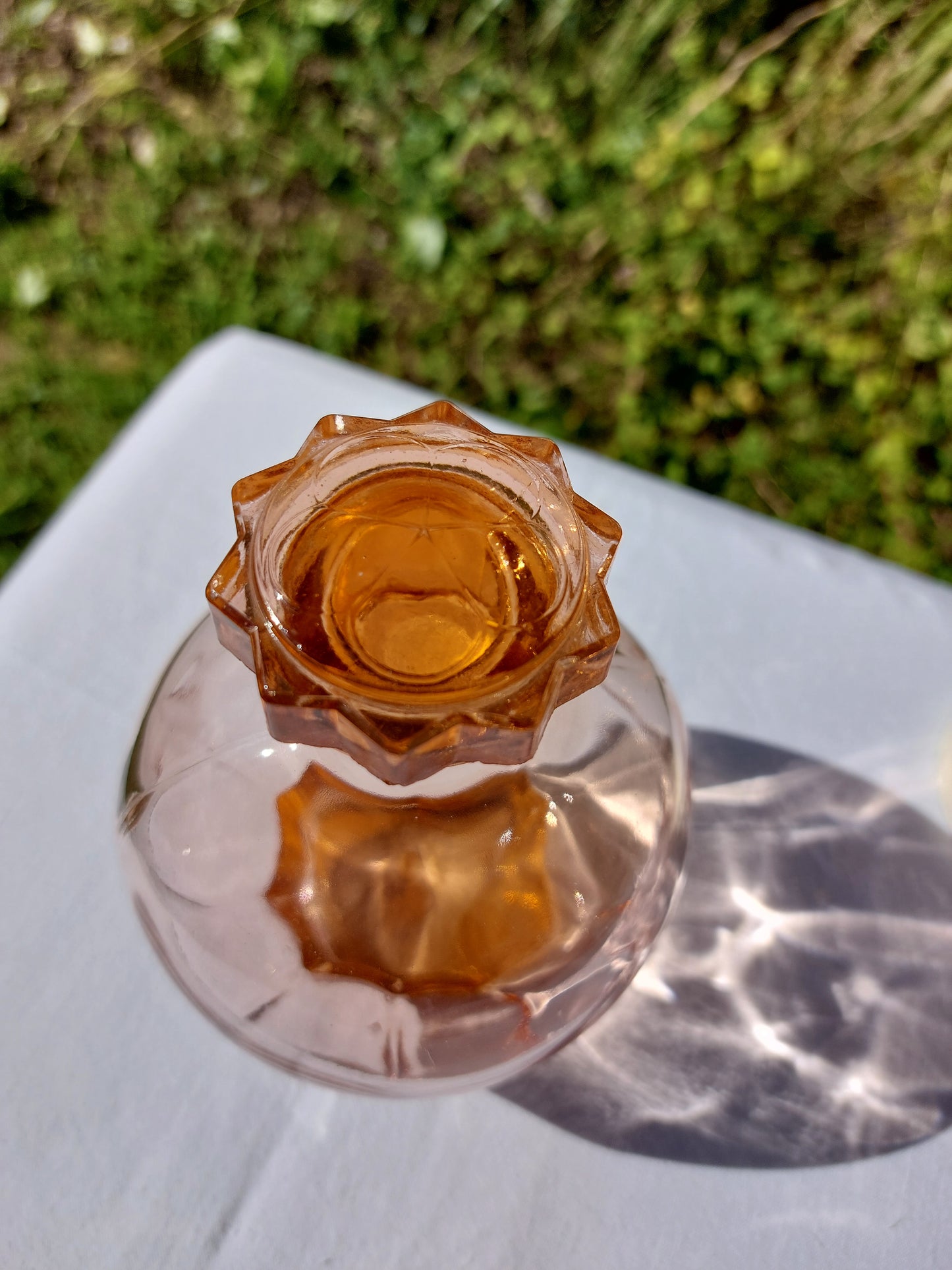Flacon rose poudré