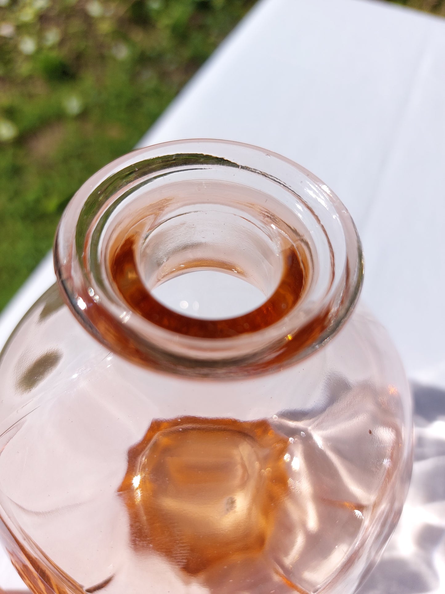 Flacon rose poudré