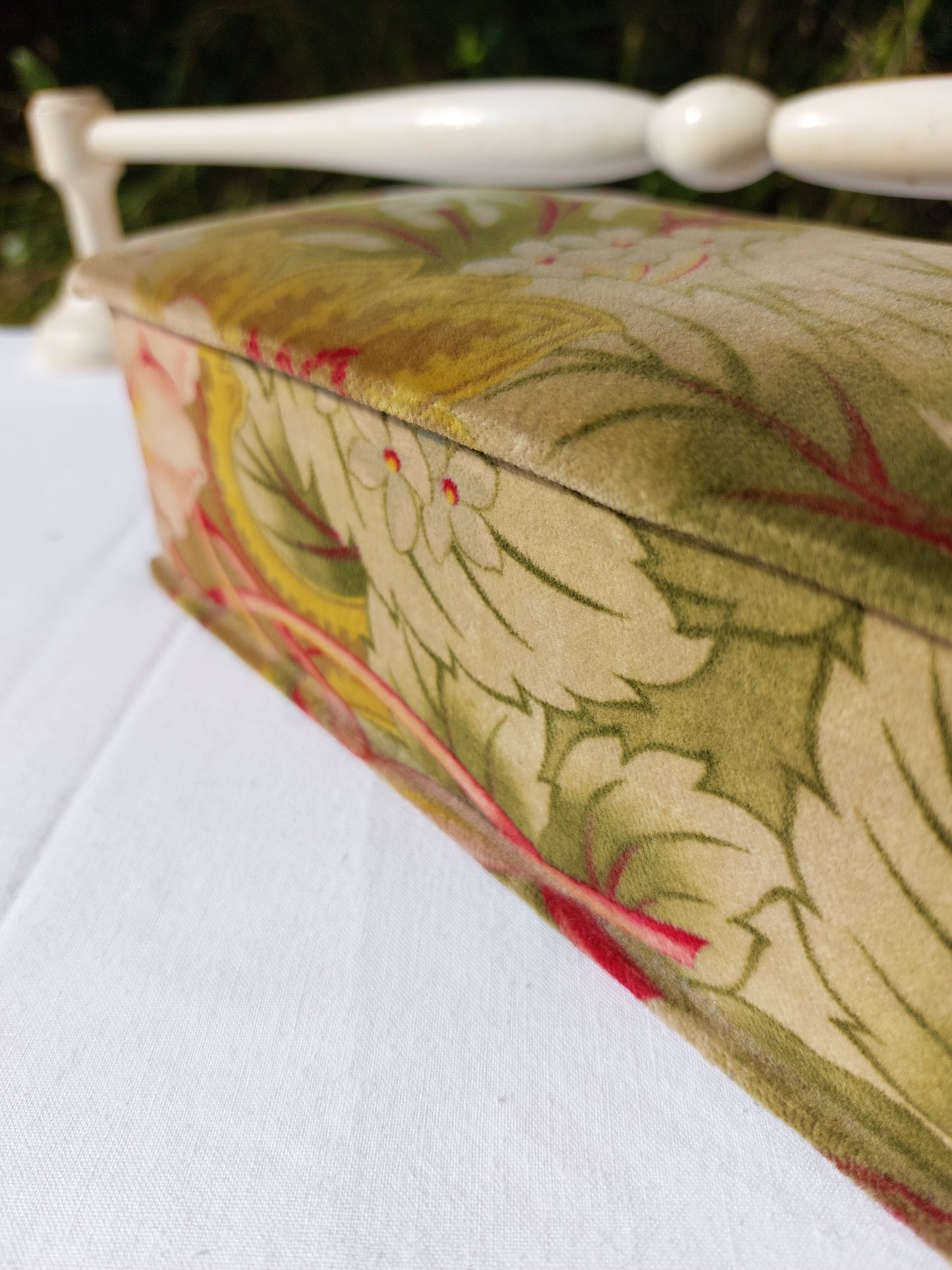 Boîte à couture en velours