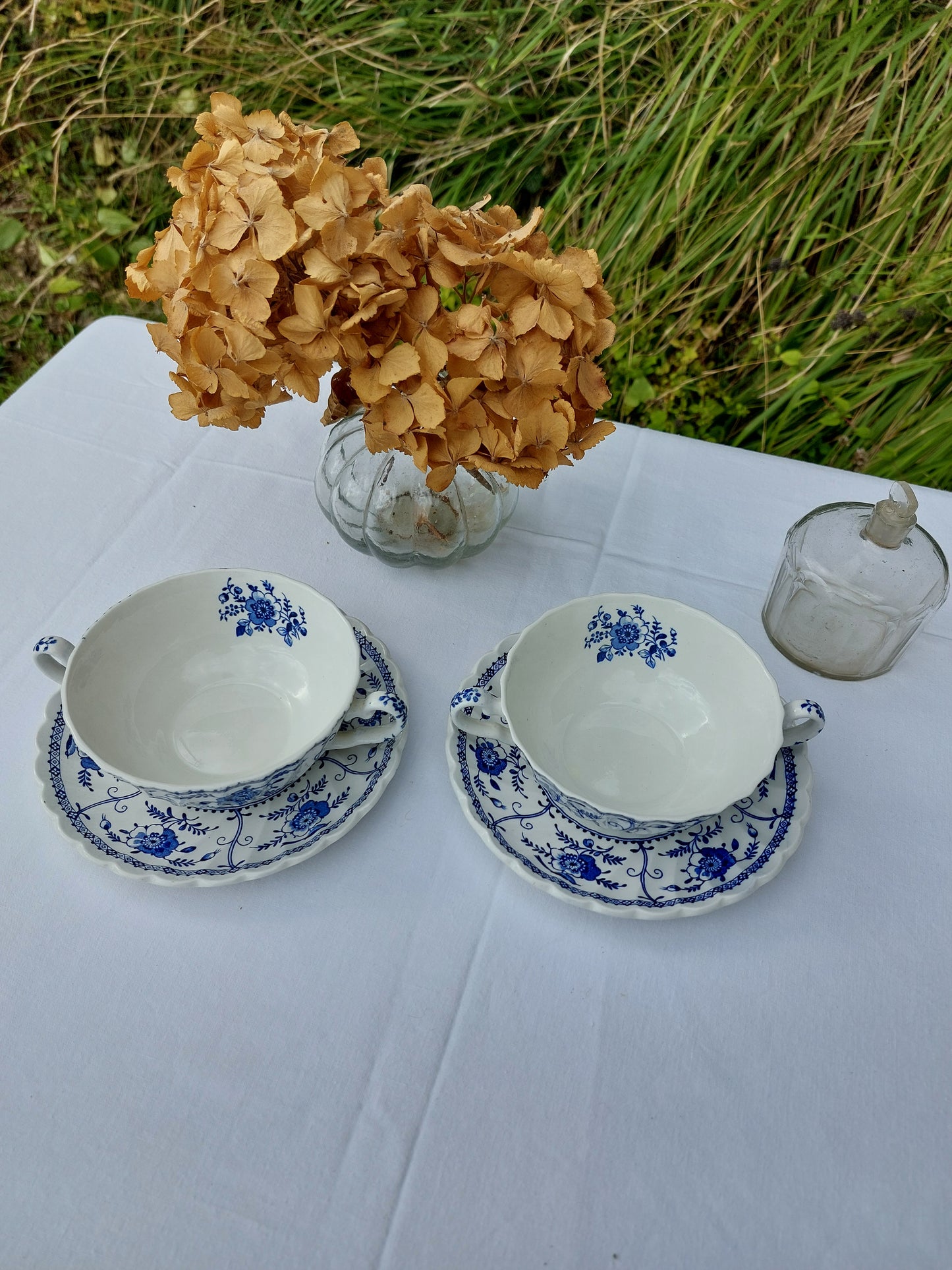 Lot de 2 tasses à soupe Anglaise