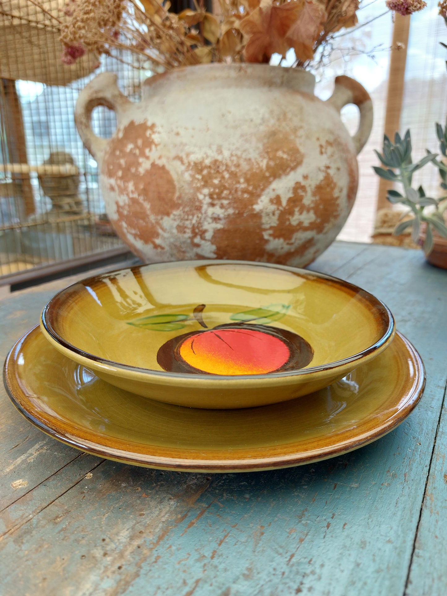 Lot de 2 assiettes Gallo Calvados
