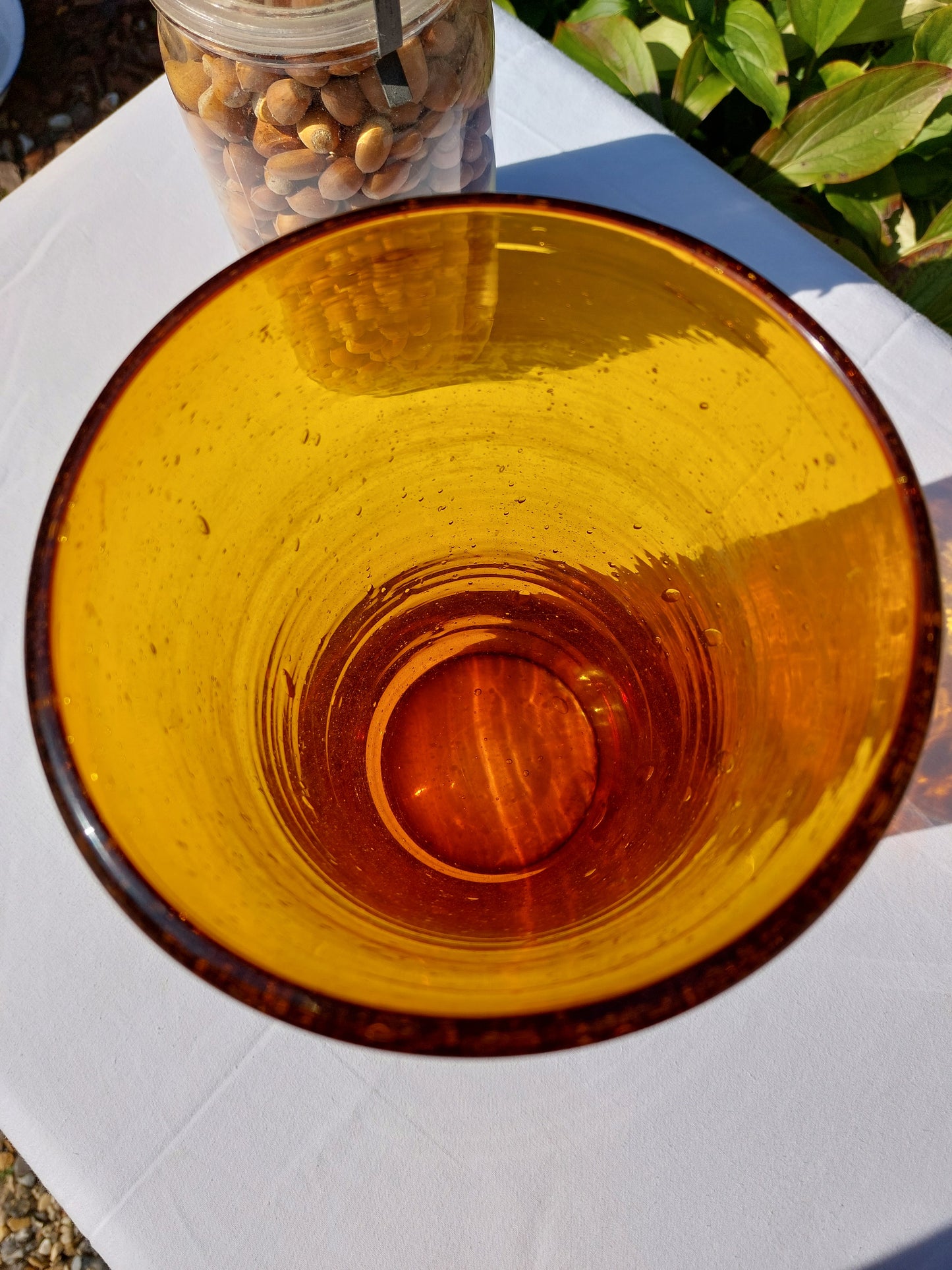 Vase ambré