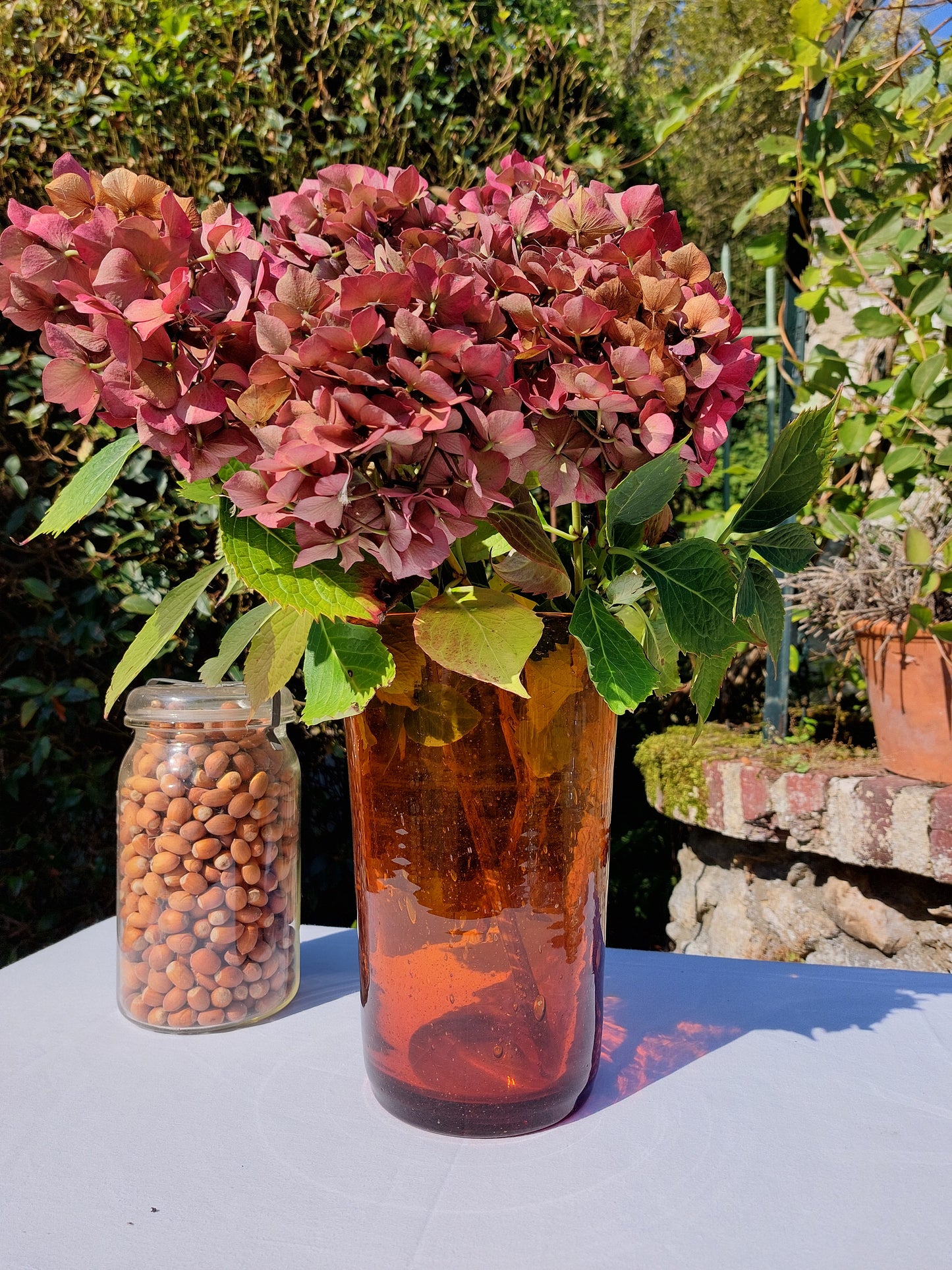 Vase ambré
