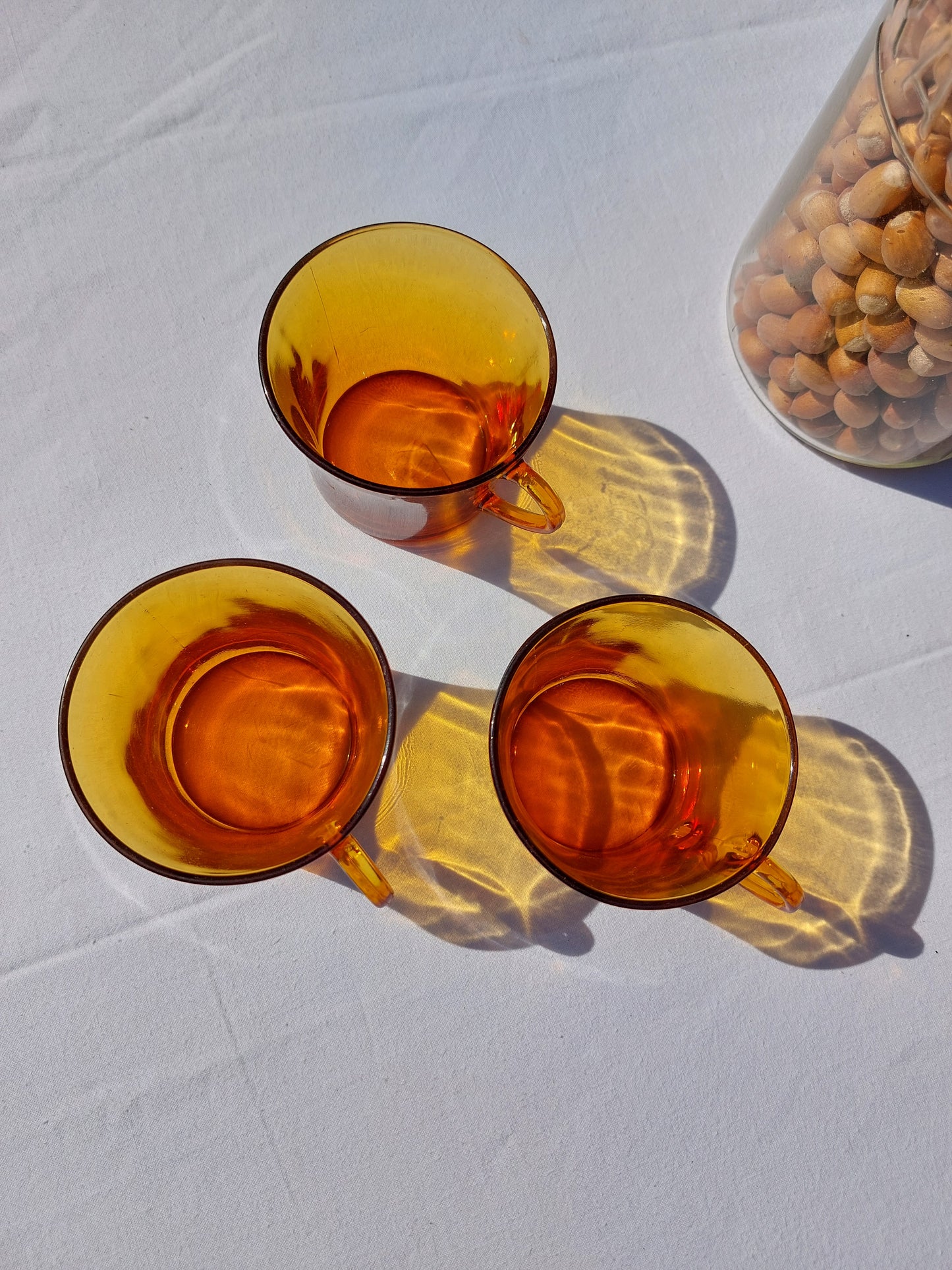 Lot de 3 grandes tasses à café Duralex