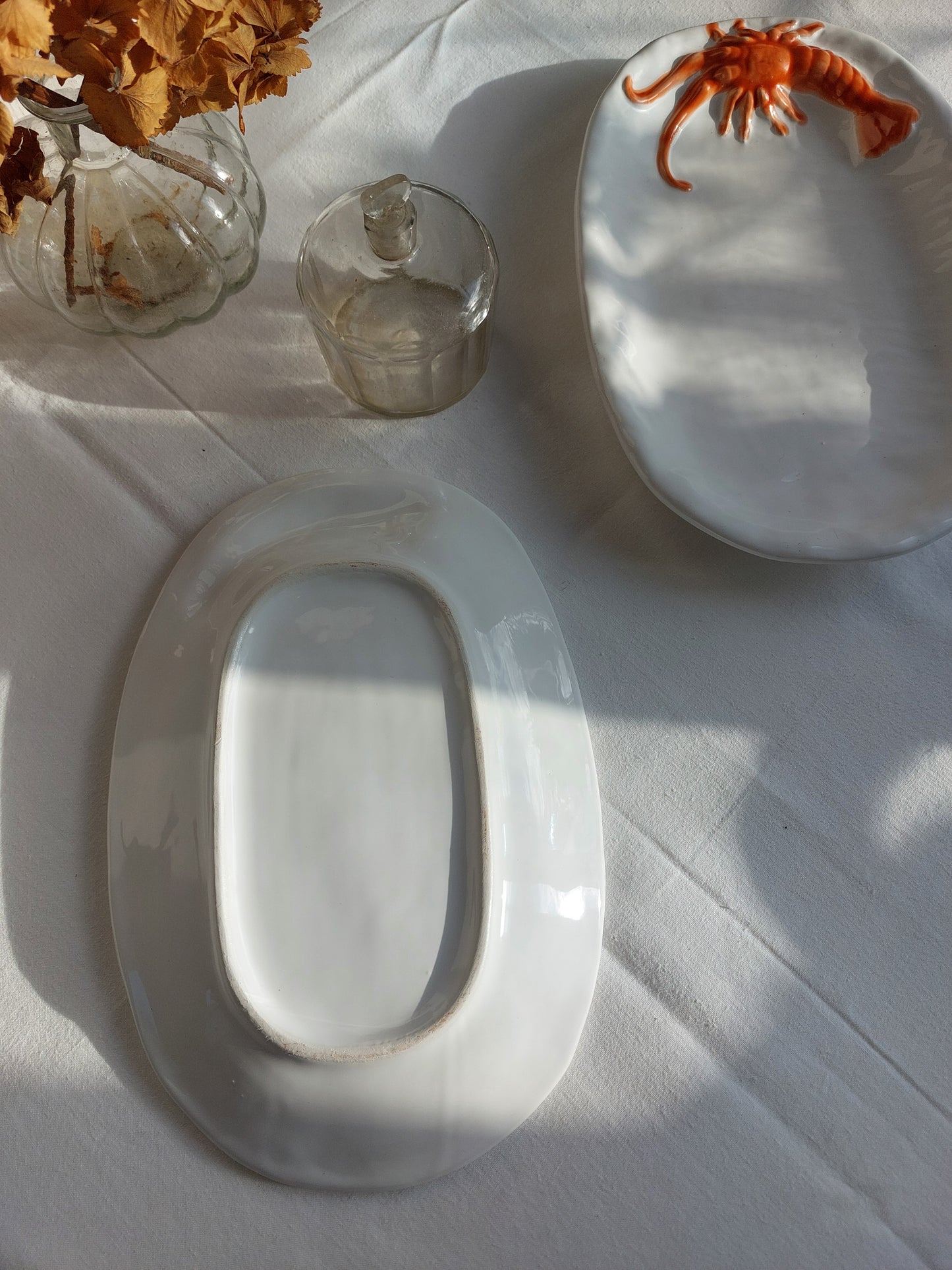 Lot de 2 plats "Homard"