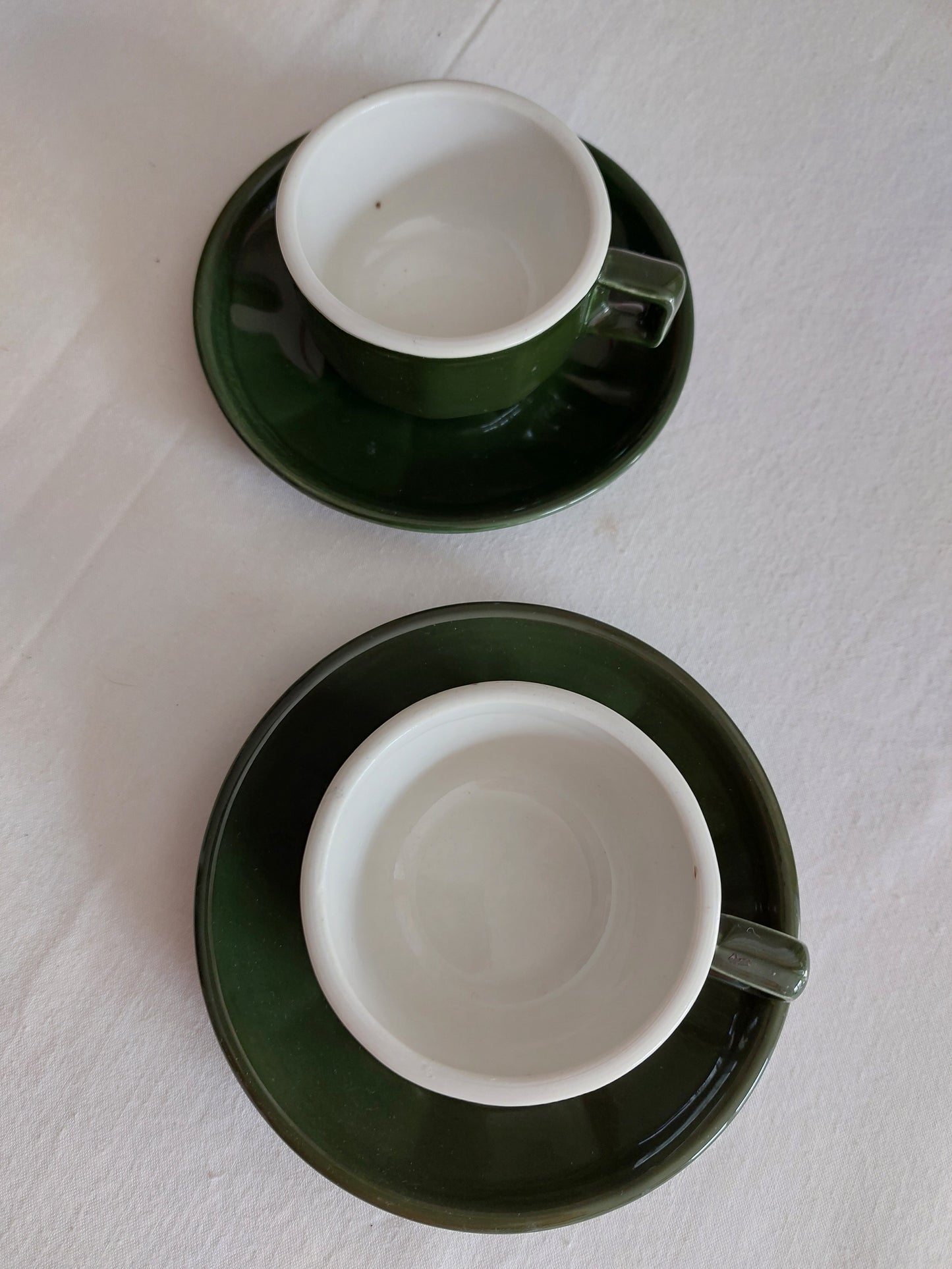 Lot de 2 tasses à café de bistrot