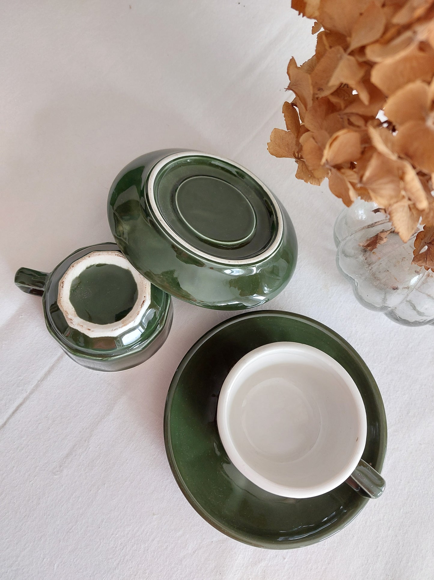Lot de 2 tasses à café de bistrot