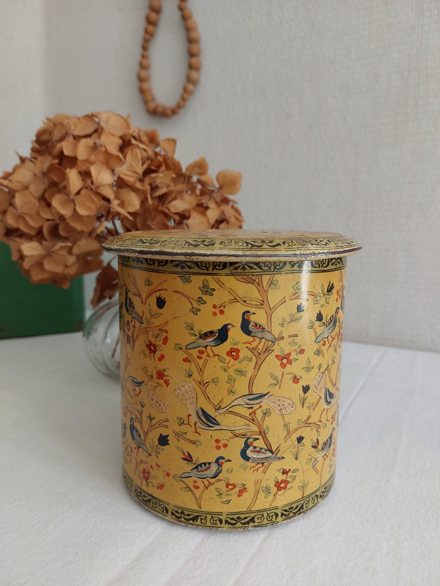 Boîte en tôle "oiseaux"