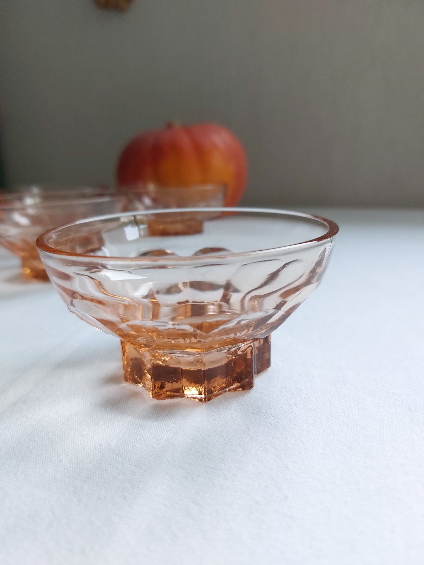 Lot de 5 coupelles rosaline