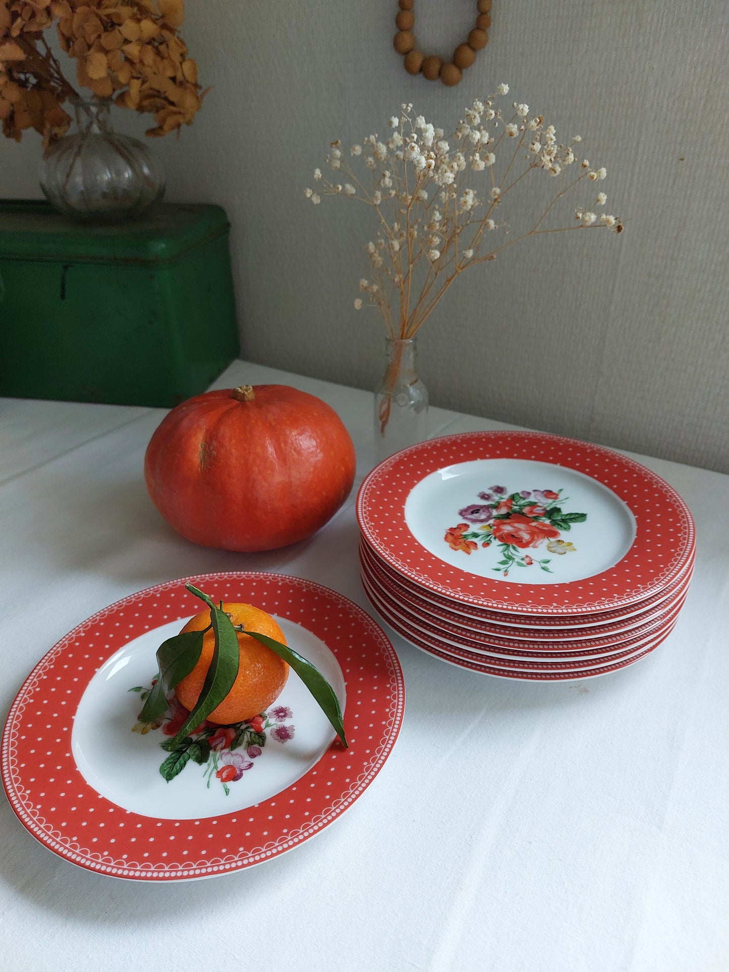 Lot de 8 assiettes à dessert "Katie Alice"