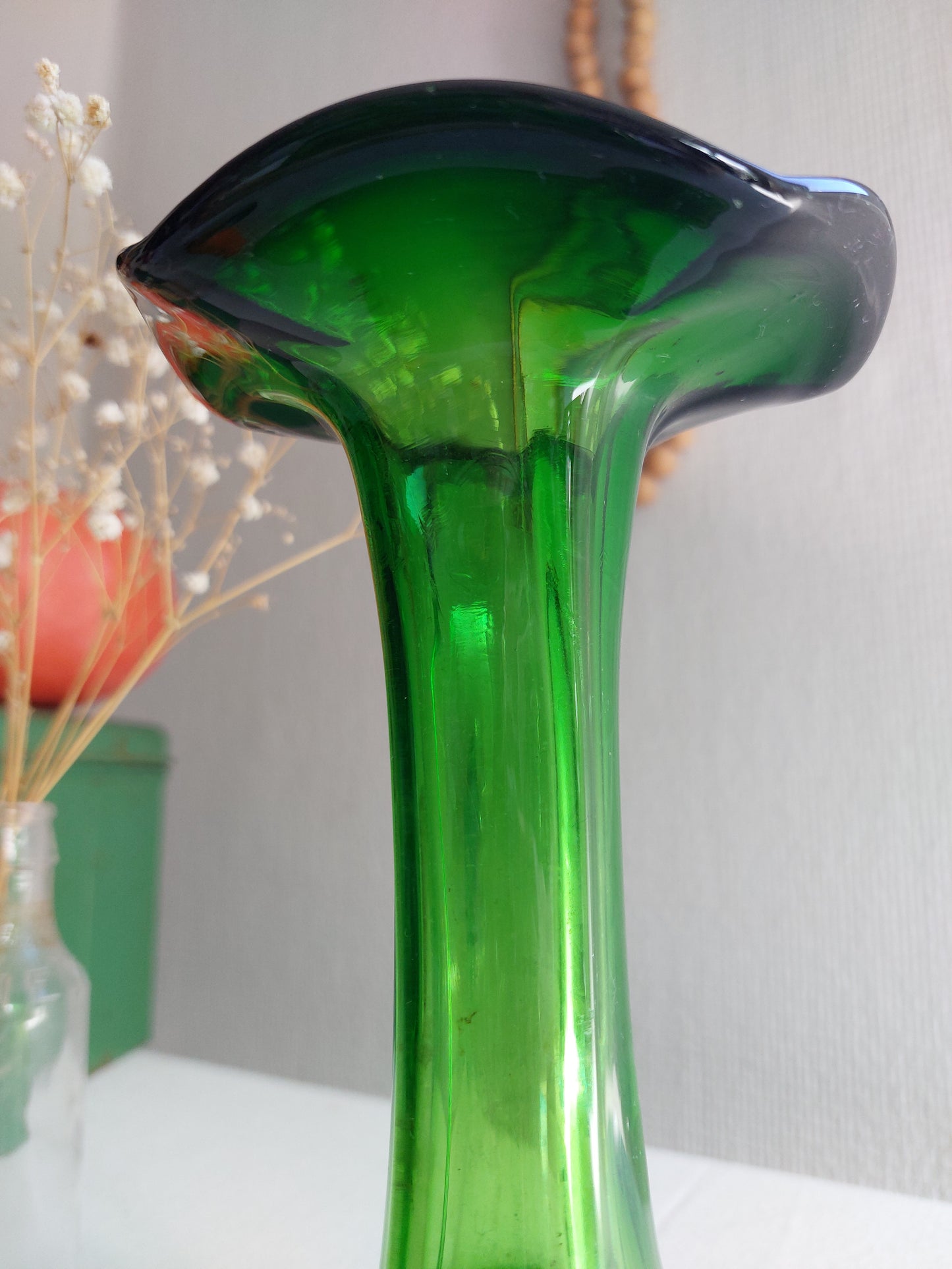 Vase à collerette