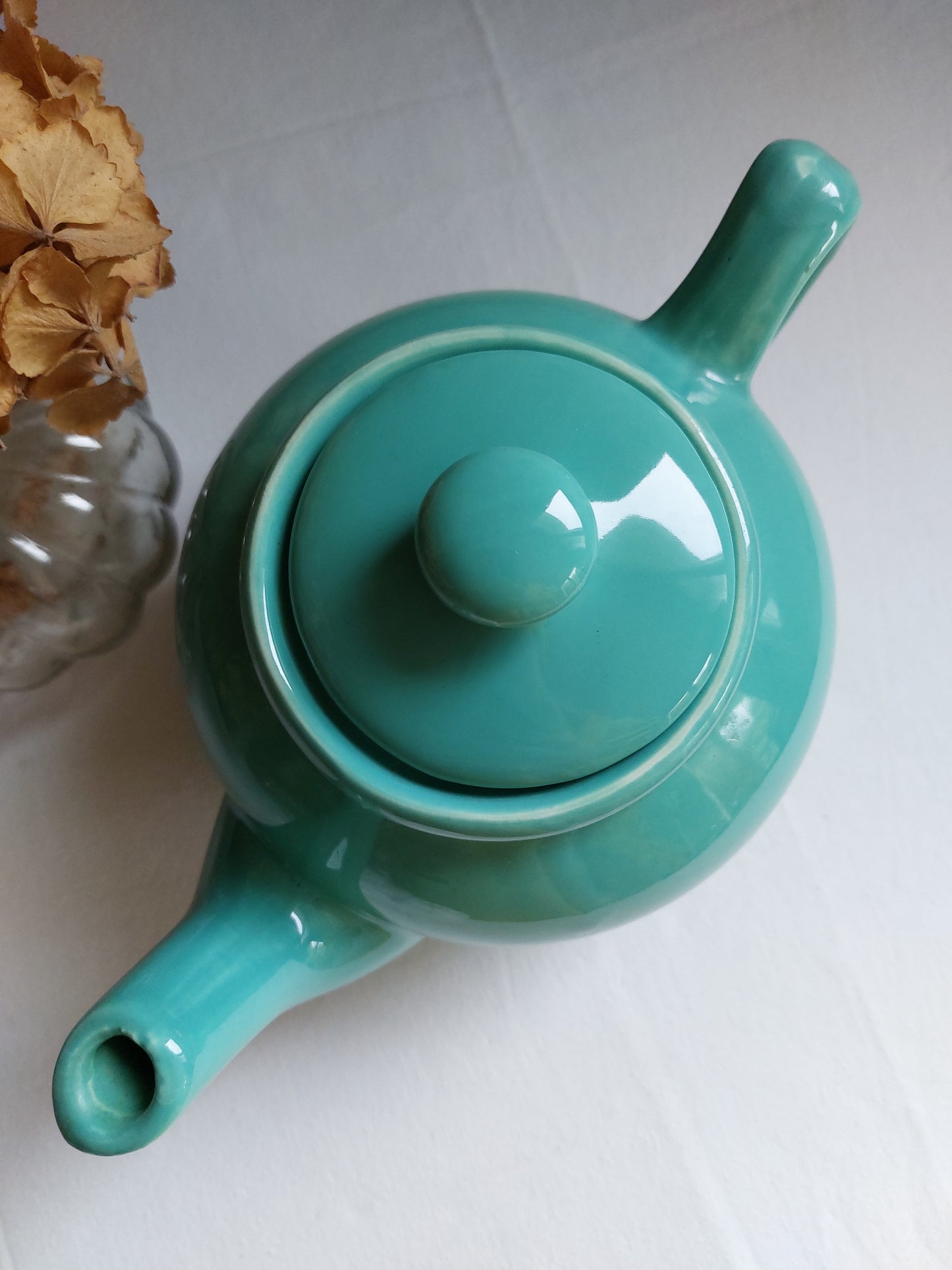 Théière bleu turquoise