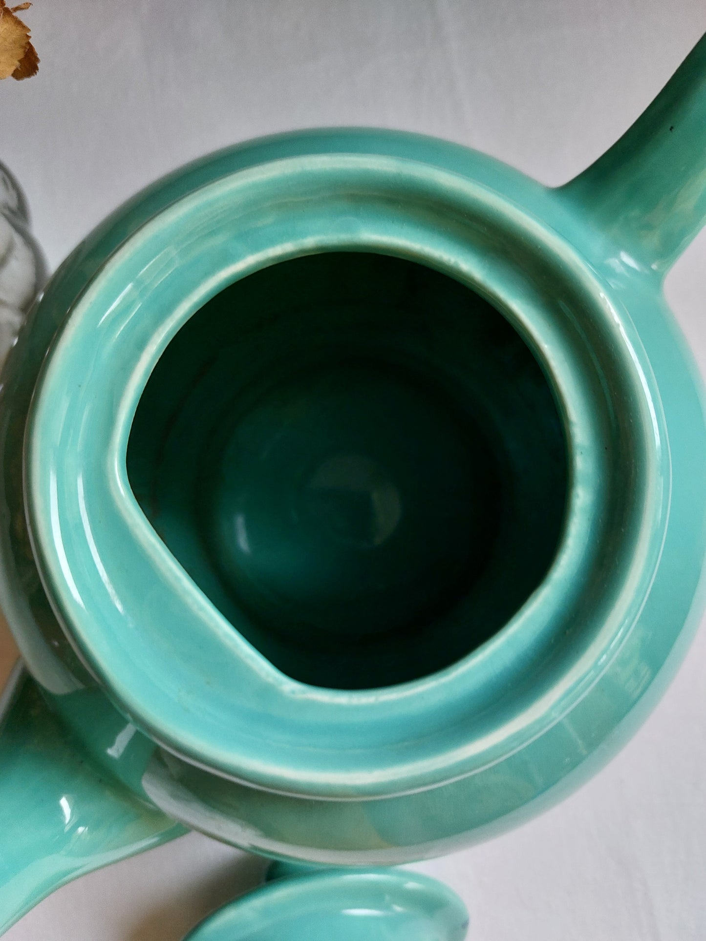 Théière bleu turquoise