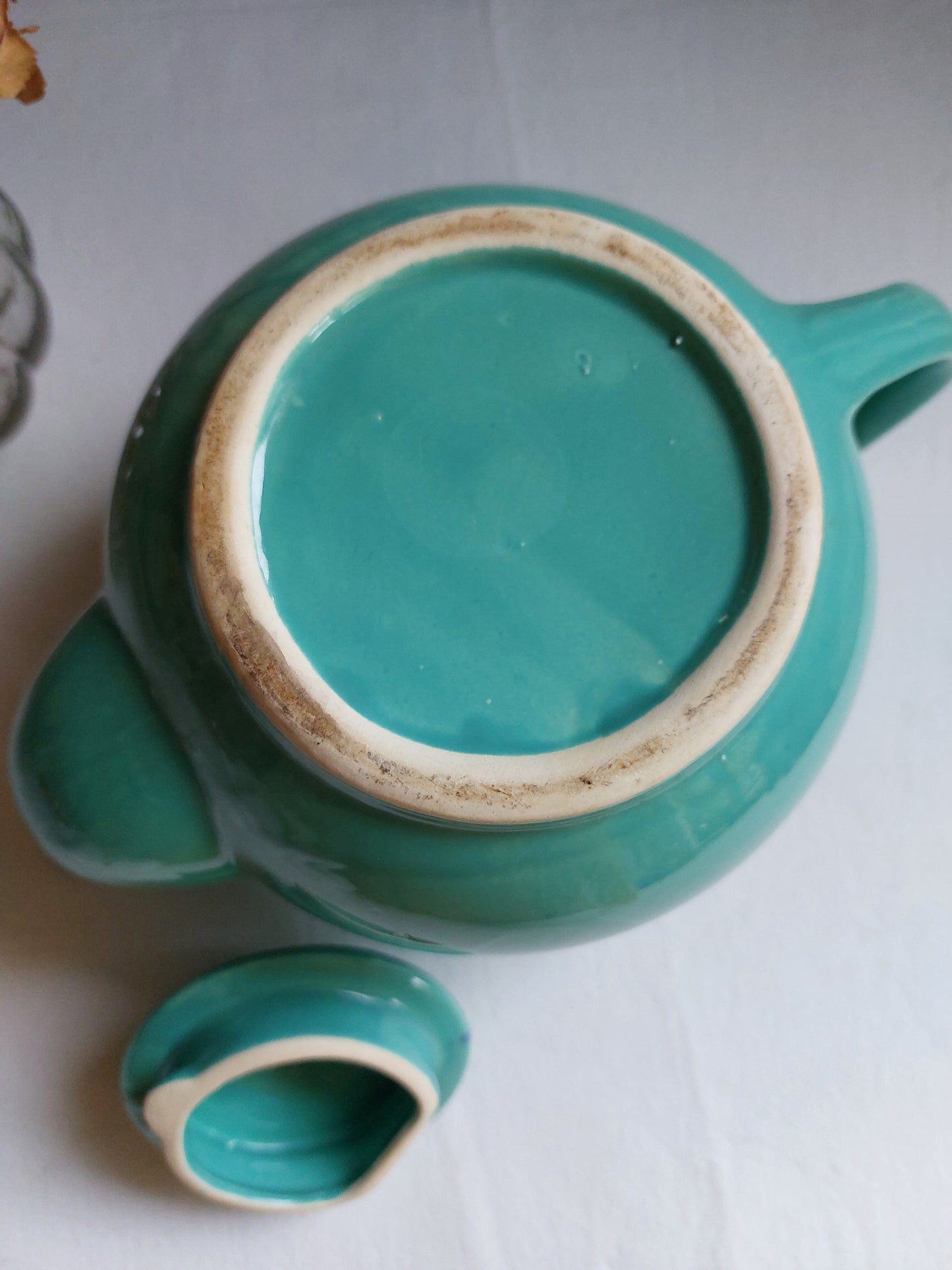 Théière bleu turquoise