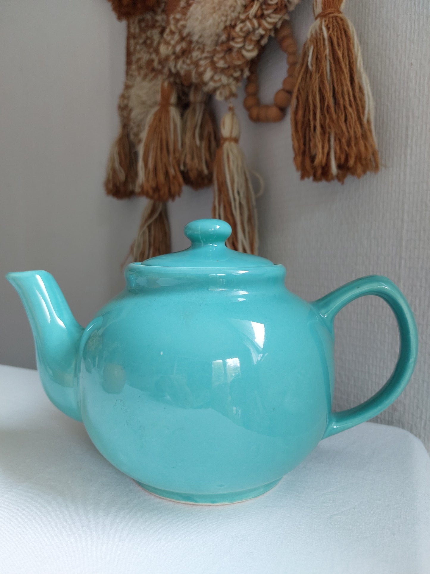 Théière bleu turquoise