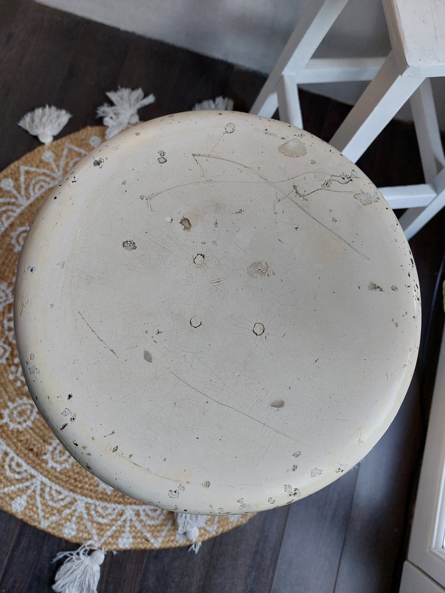 Tabouret pivotant industriel années 1940
