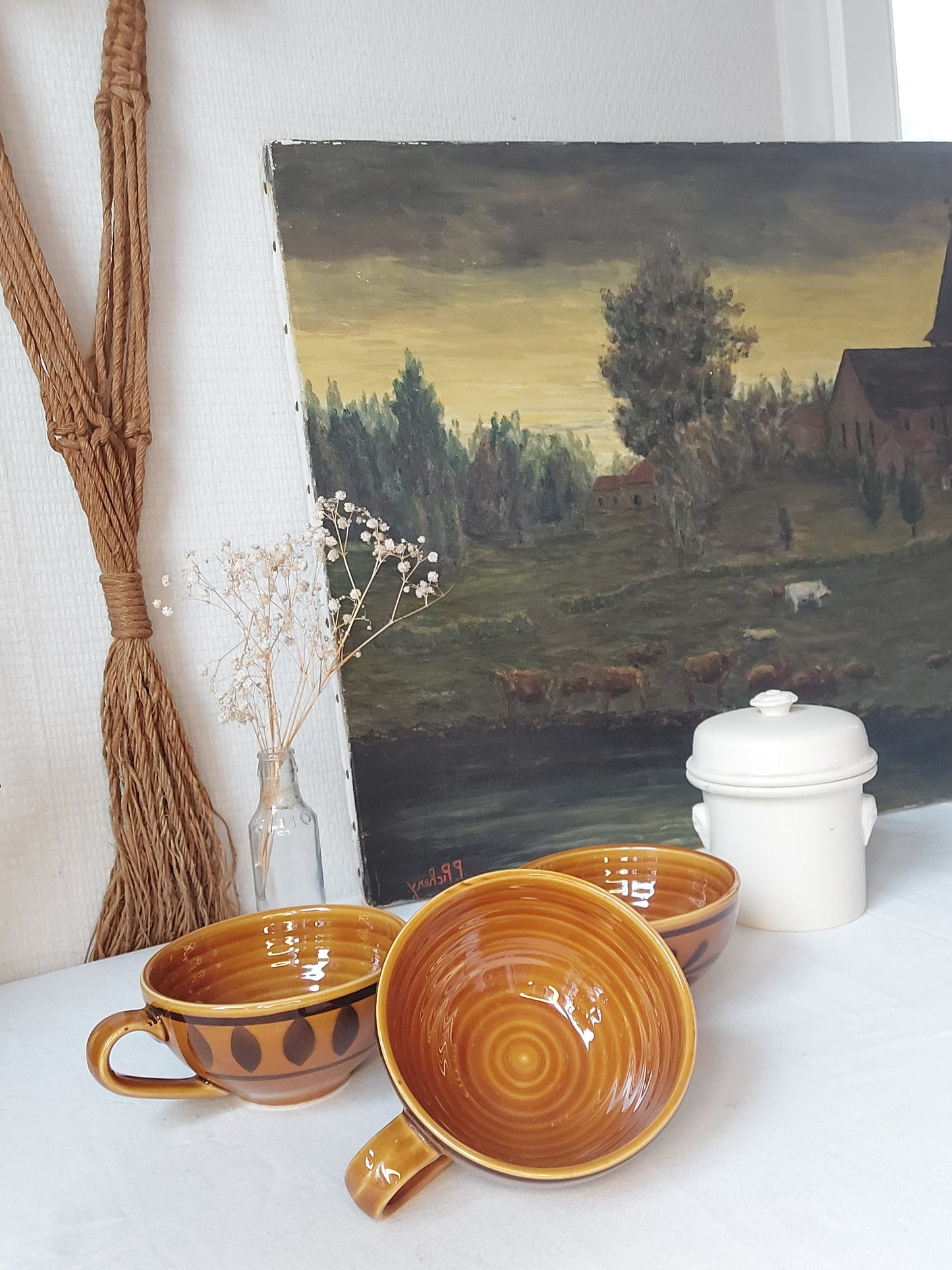 Lot de 3 tasses Longchamp