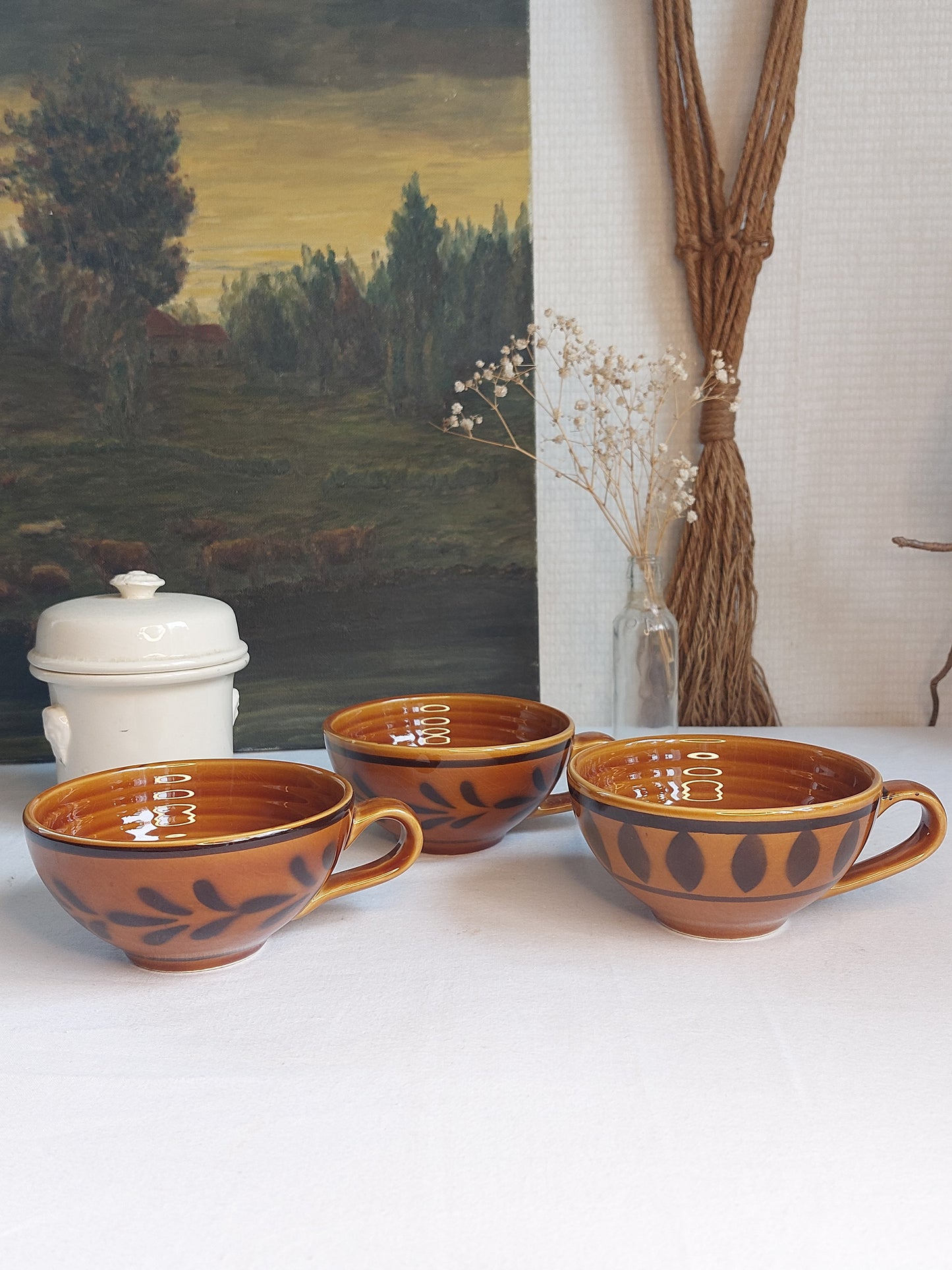 Lot de 3 tasses Longchamp