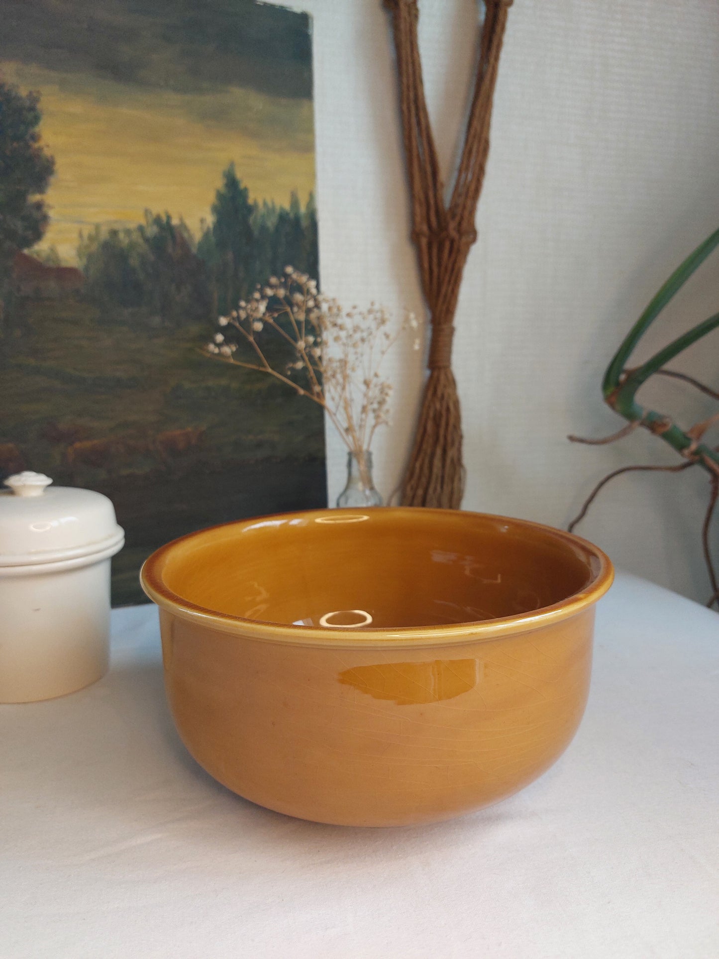 Saladier ocre