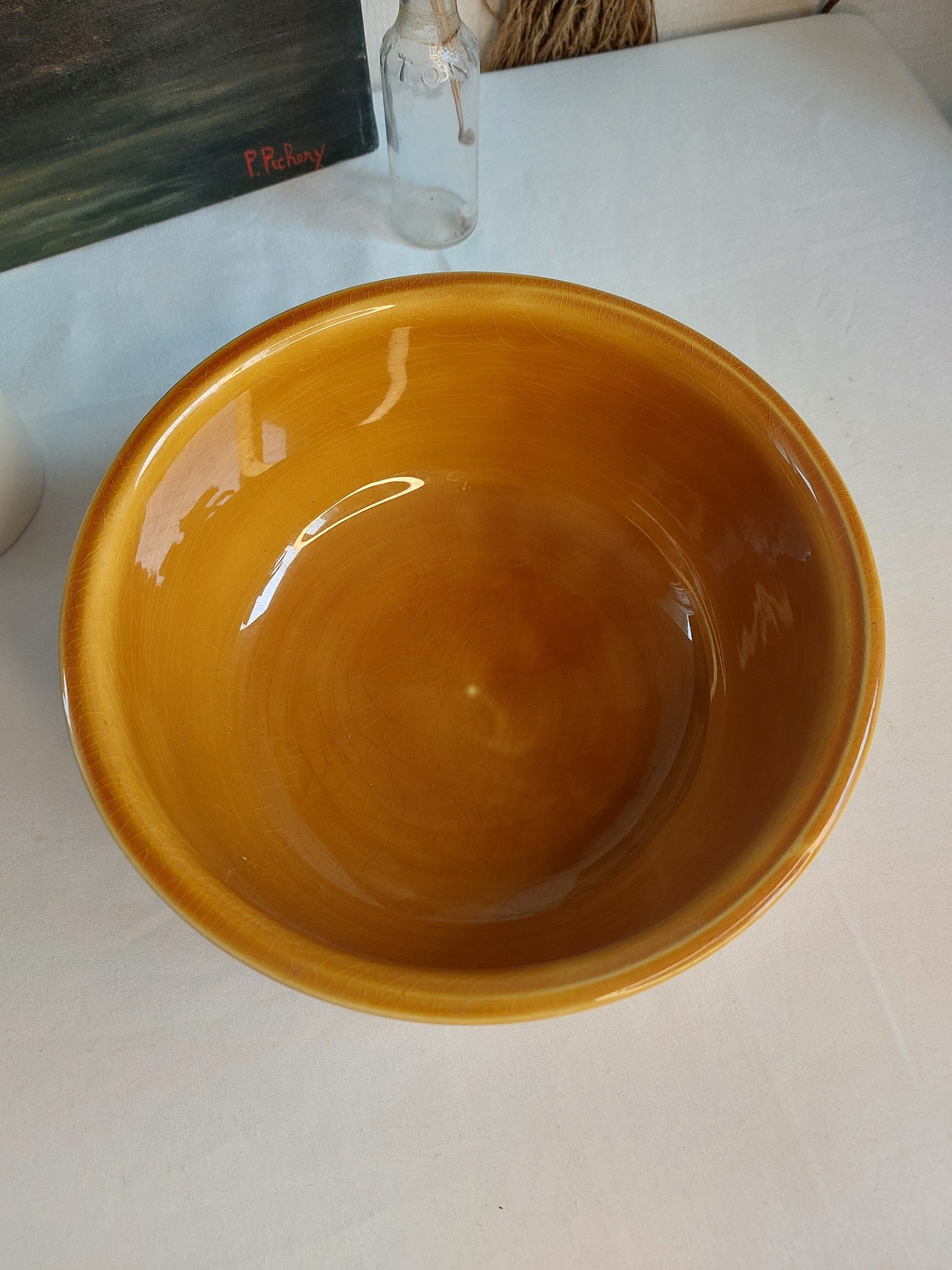 Saladier ocre