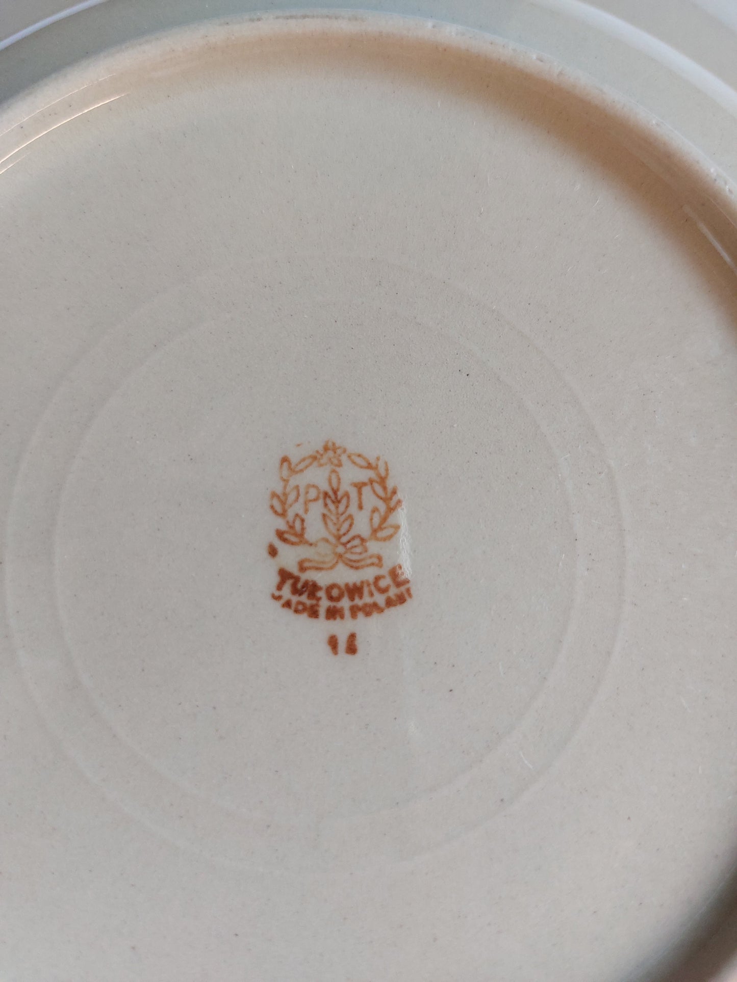 Lot de 6 assiettes creuses en grès Tulowice