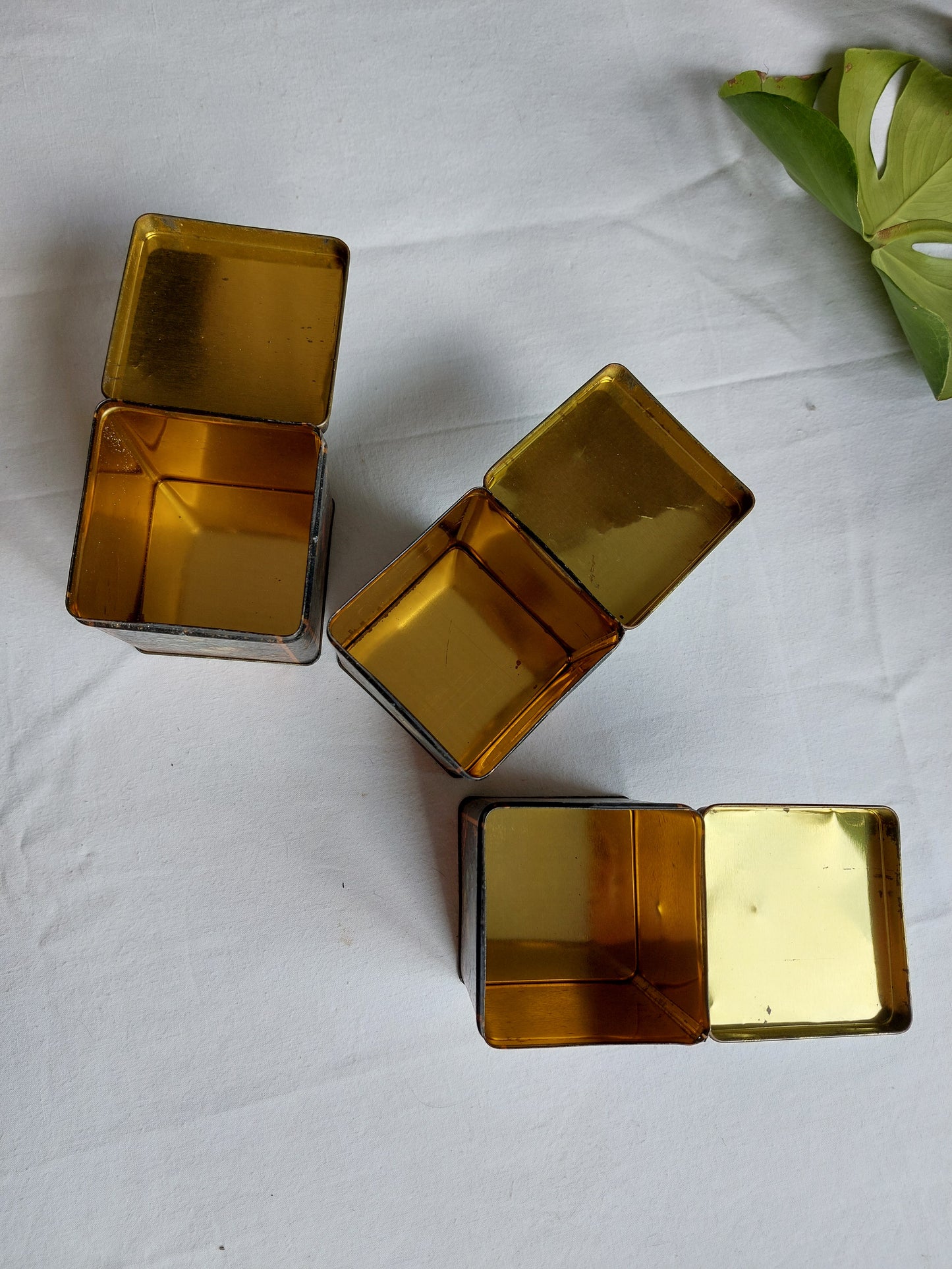 Lot de 3 boîtes à thé