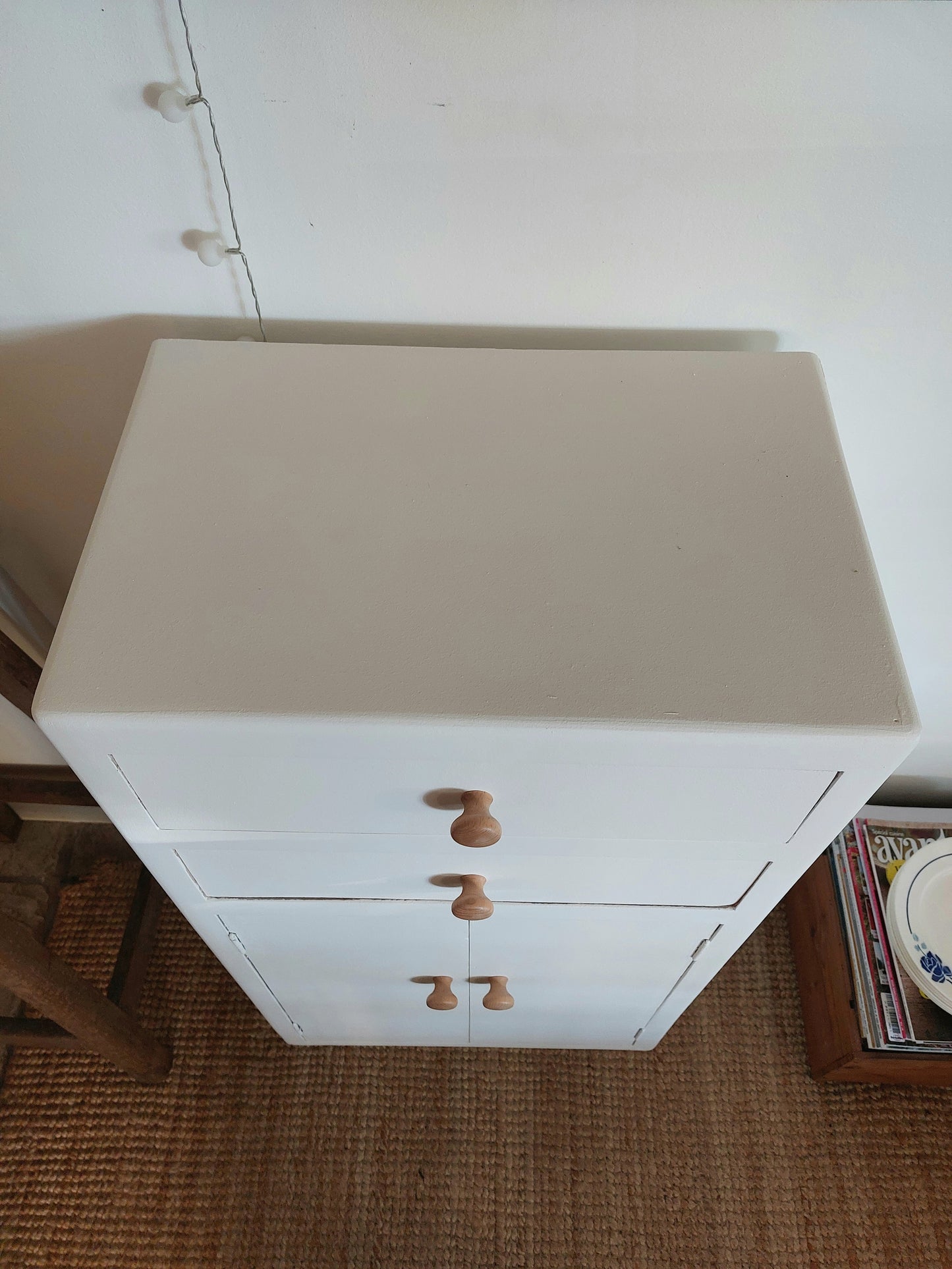 Meuble ancien rénové en bois