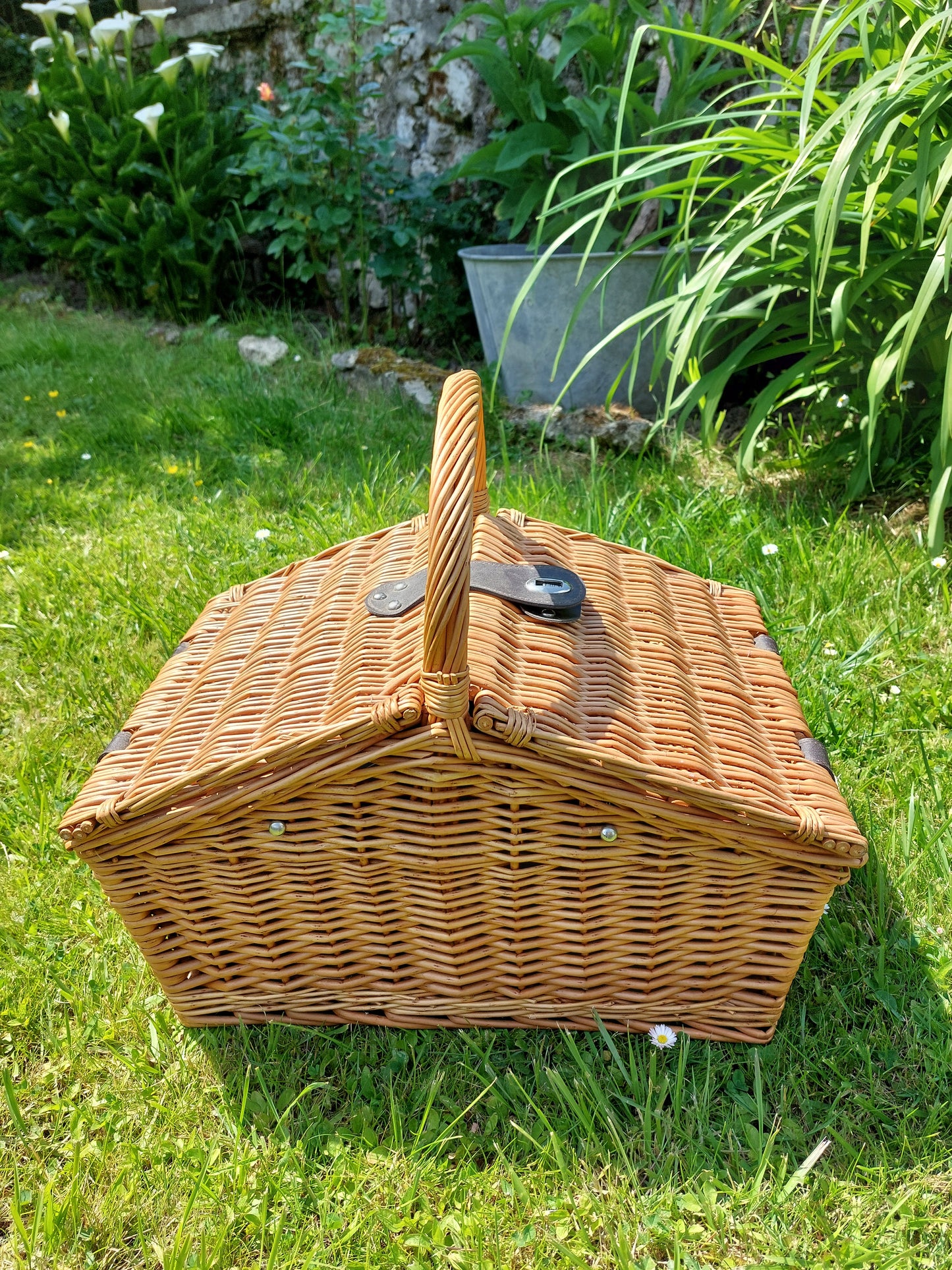 Panier de pique-nique en osier