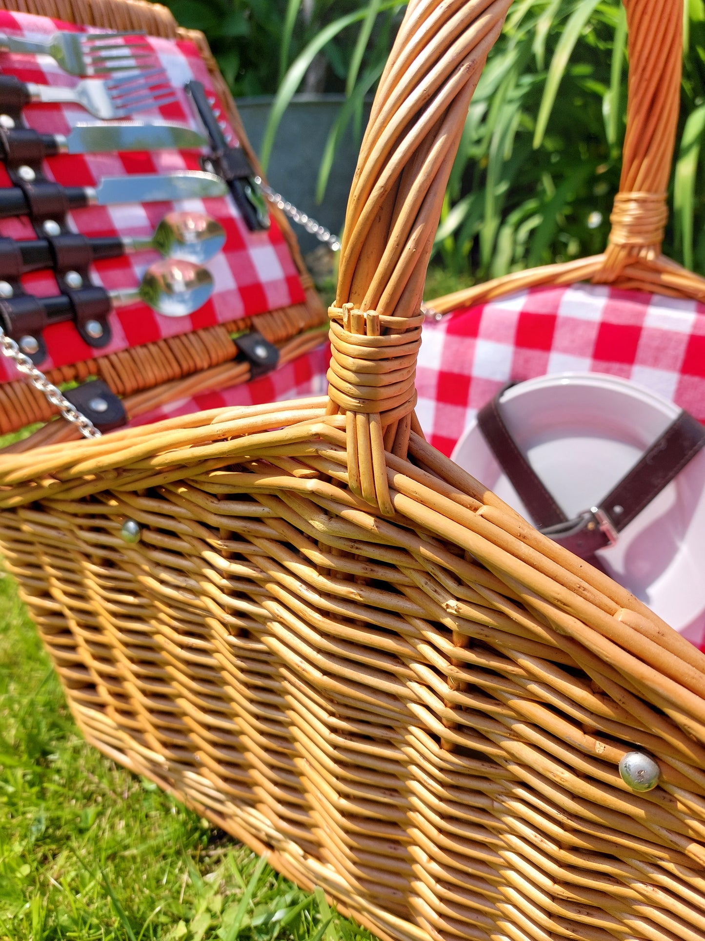 Panier de pique-nique en osier