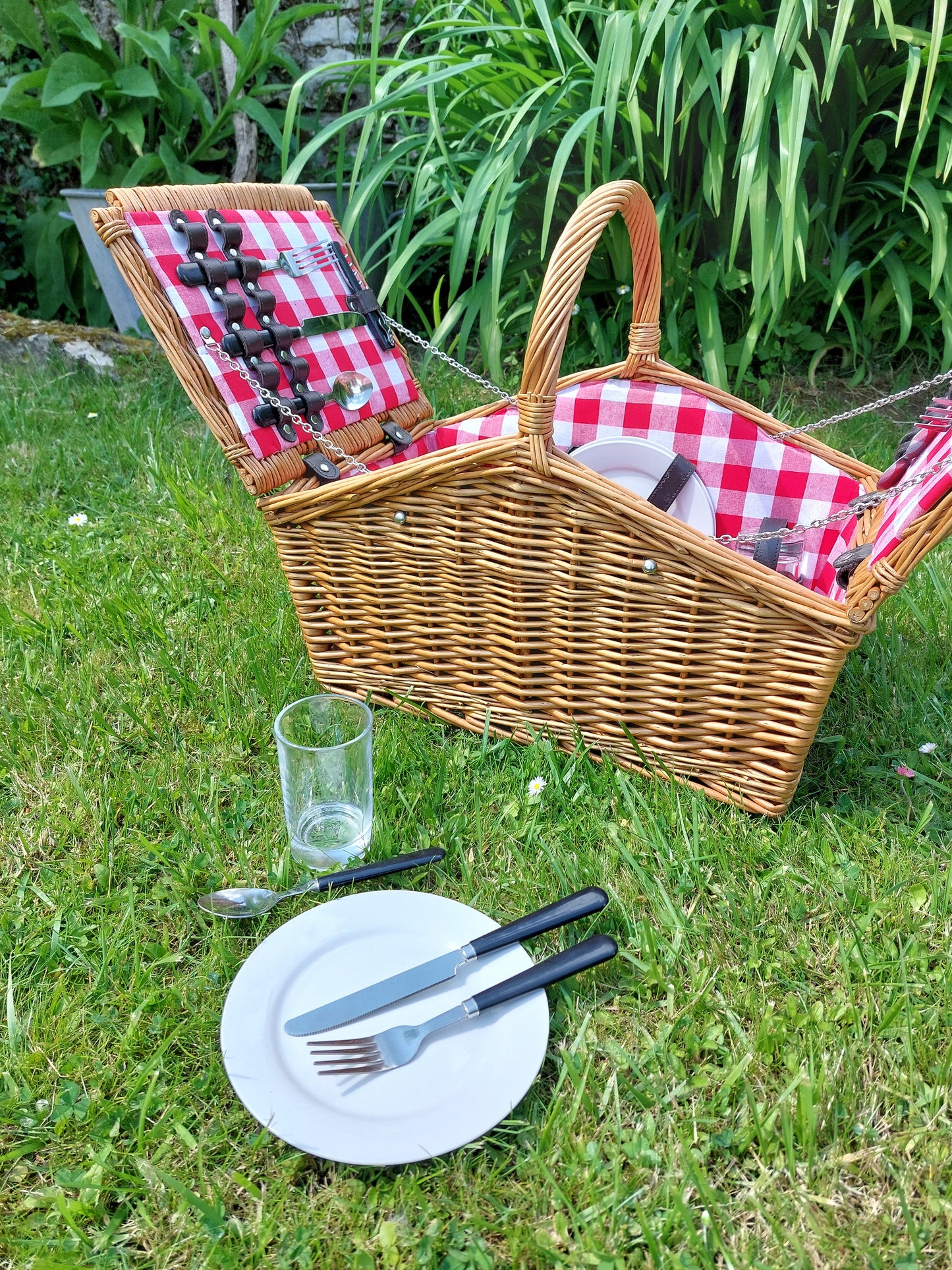 Panier de pique-nique en osier