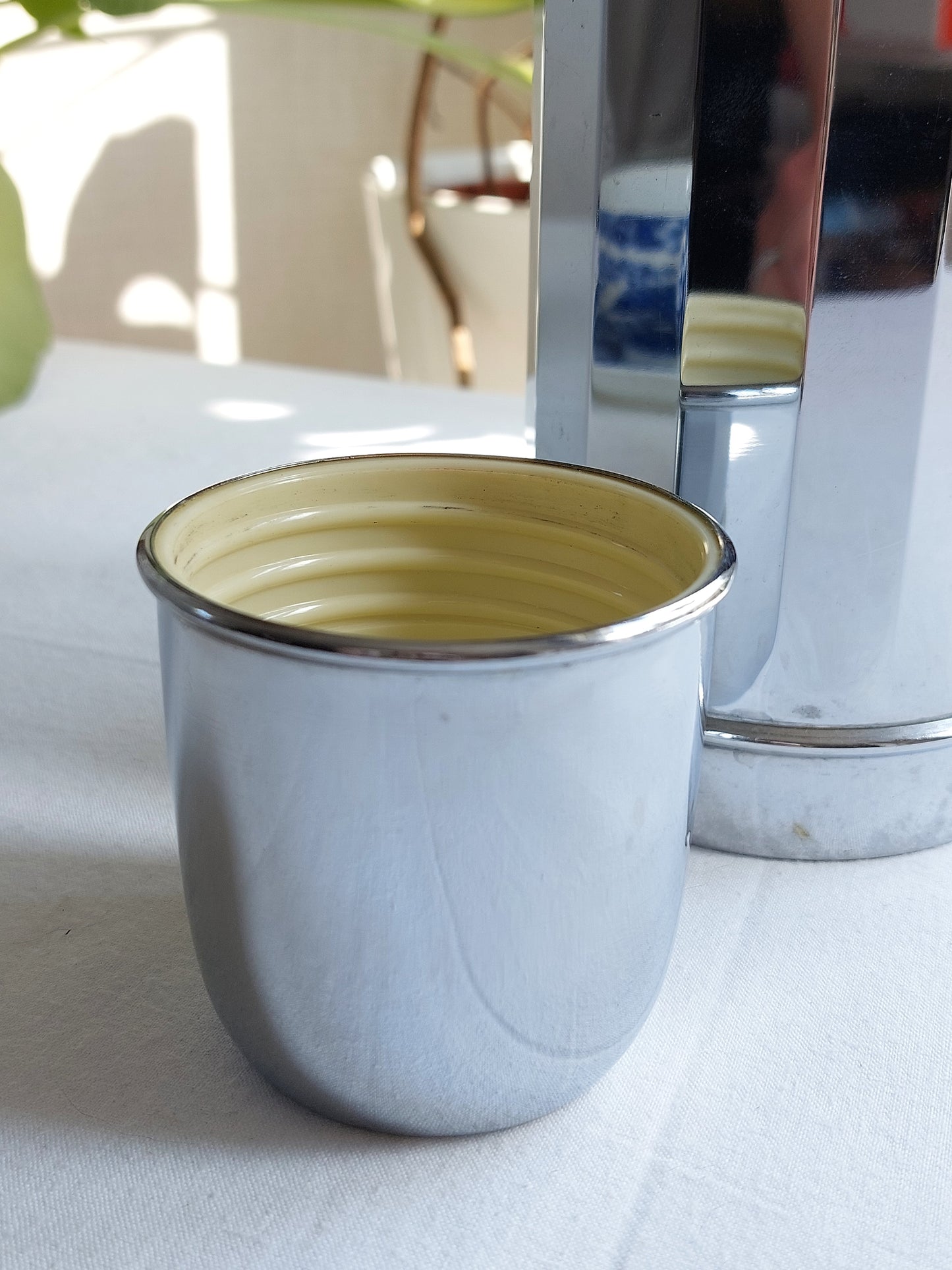 Bouteille thermos chromée vintage Thermid Stable France