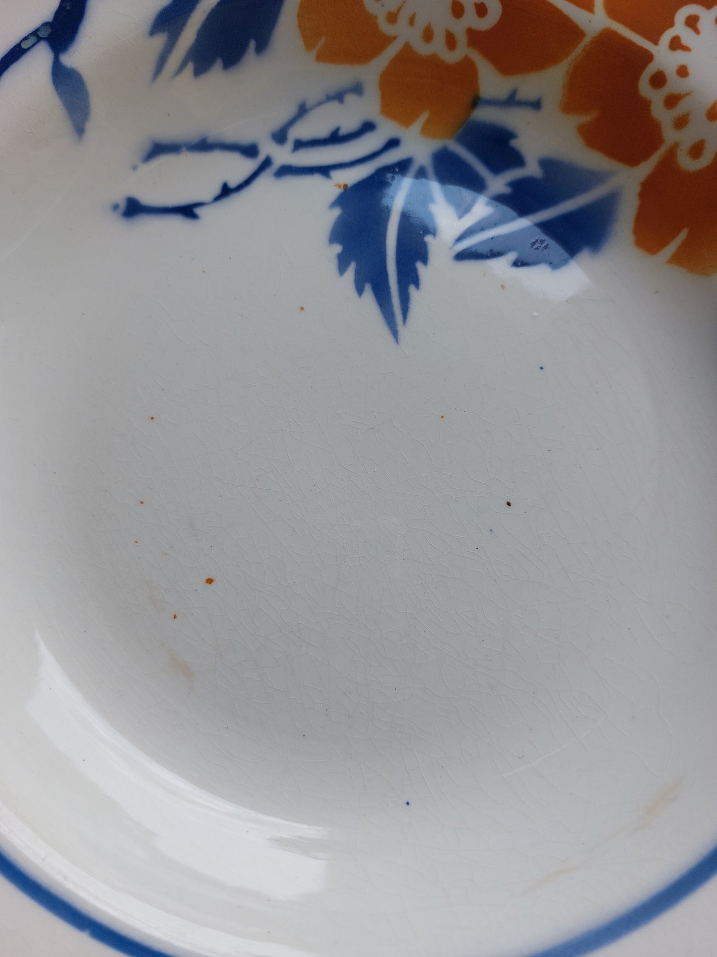 DESTOCKAGE - Lot de 8 assiettes plates et 8 creuses Hamage & Moulin des Loups modèle Eglantine