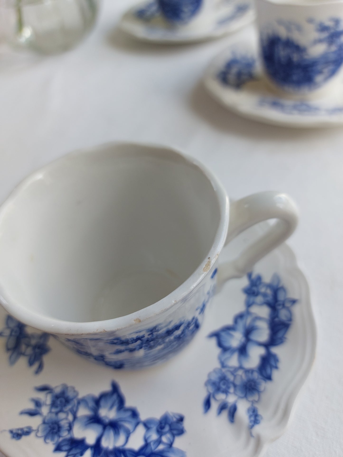 Lot de 4 tasses à café Sarreguemines
