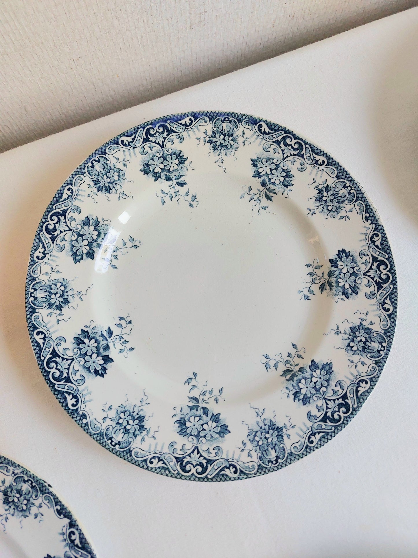 Lot de 6 assiettes plates Terre de Fer par St Amand