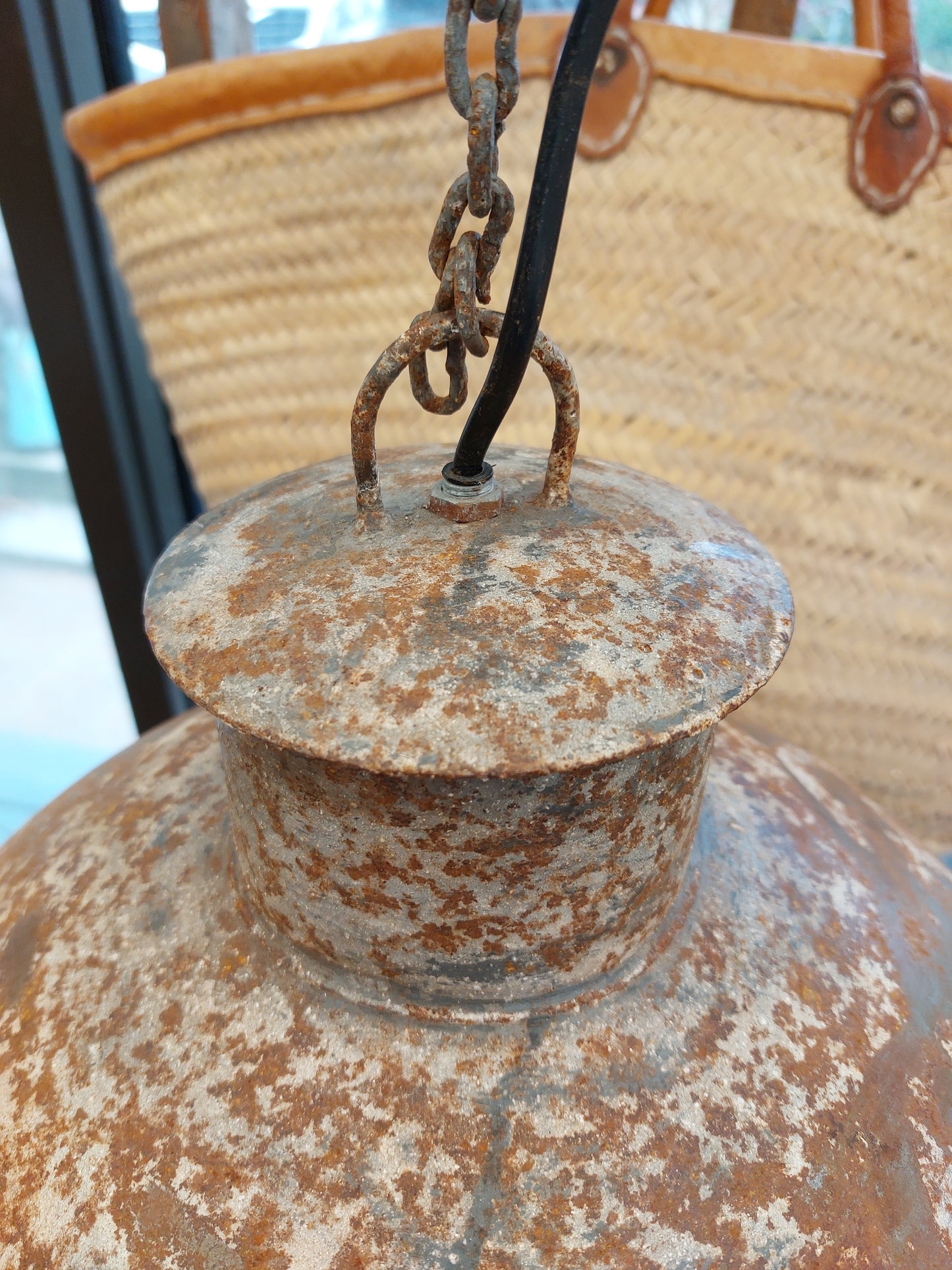 Suspension industrielle vintage