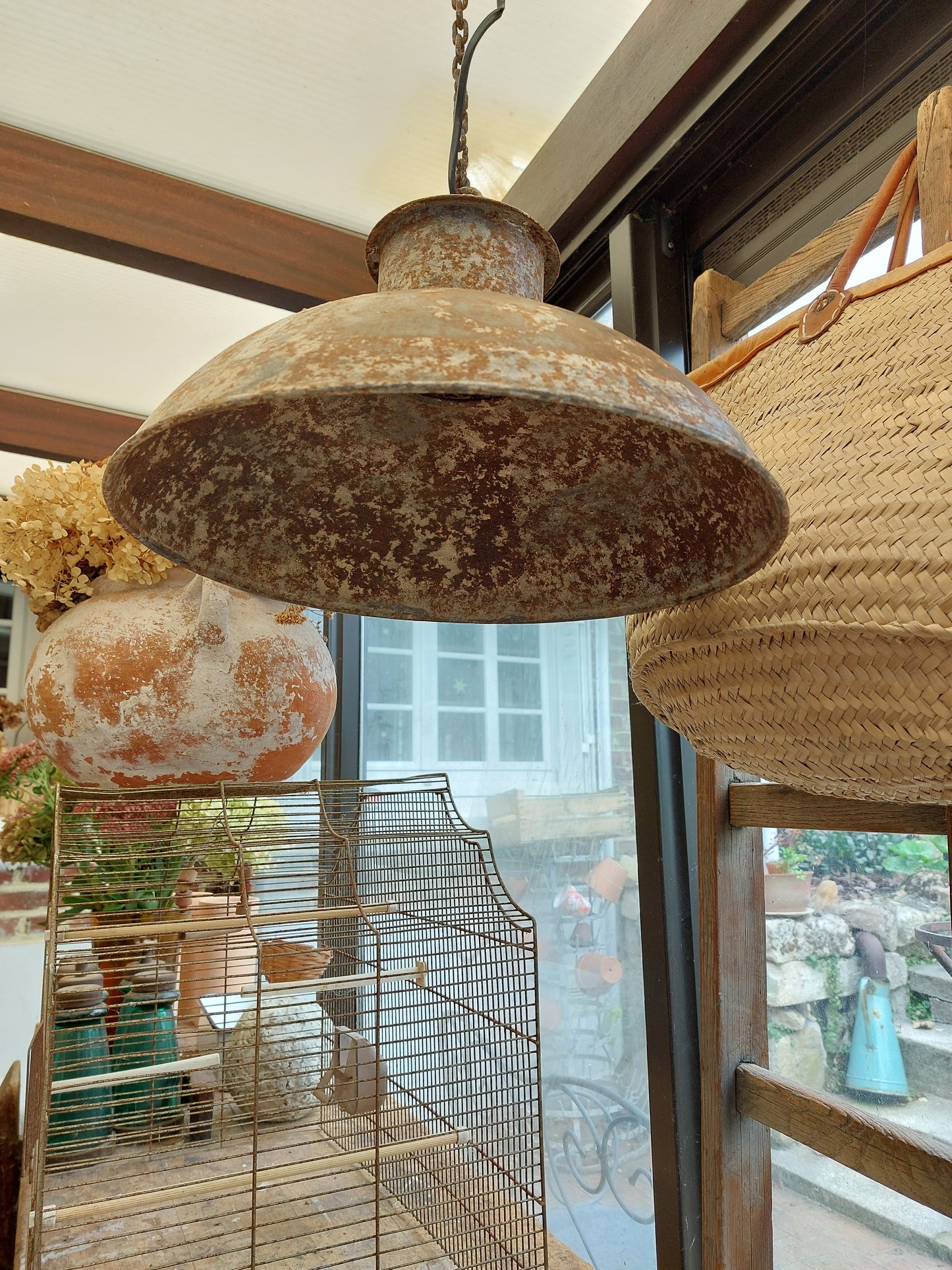 Suspension industrielle vintage