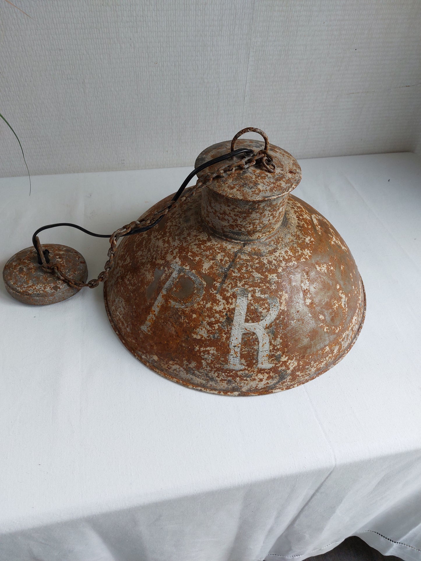 Suspension industrielle vintage