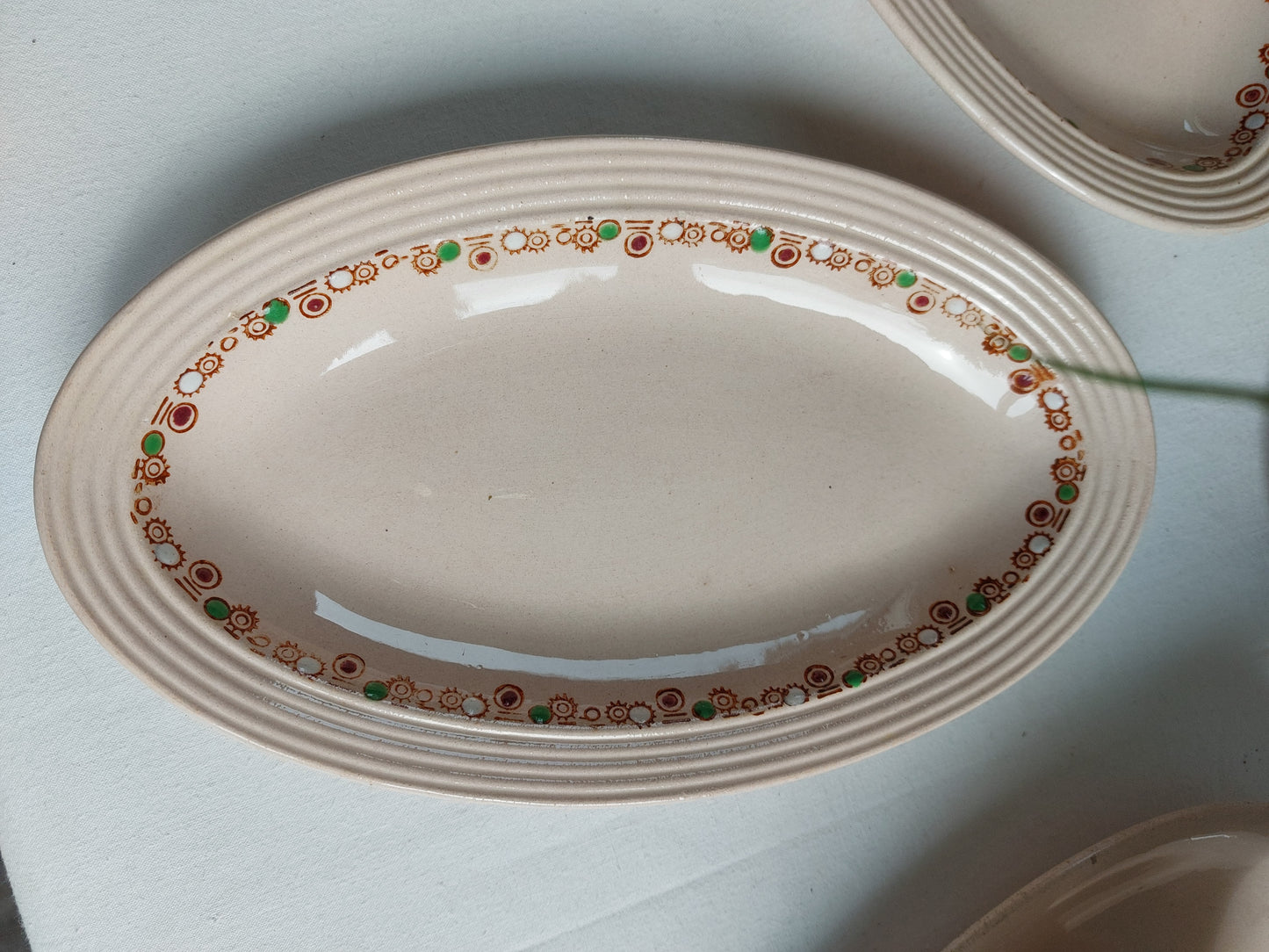 Saucière et 2 raviers LONGWY modèle « Betty »