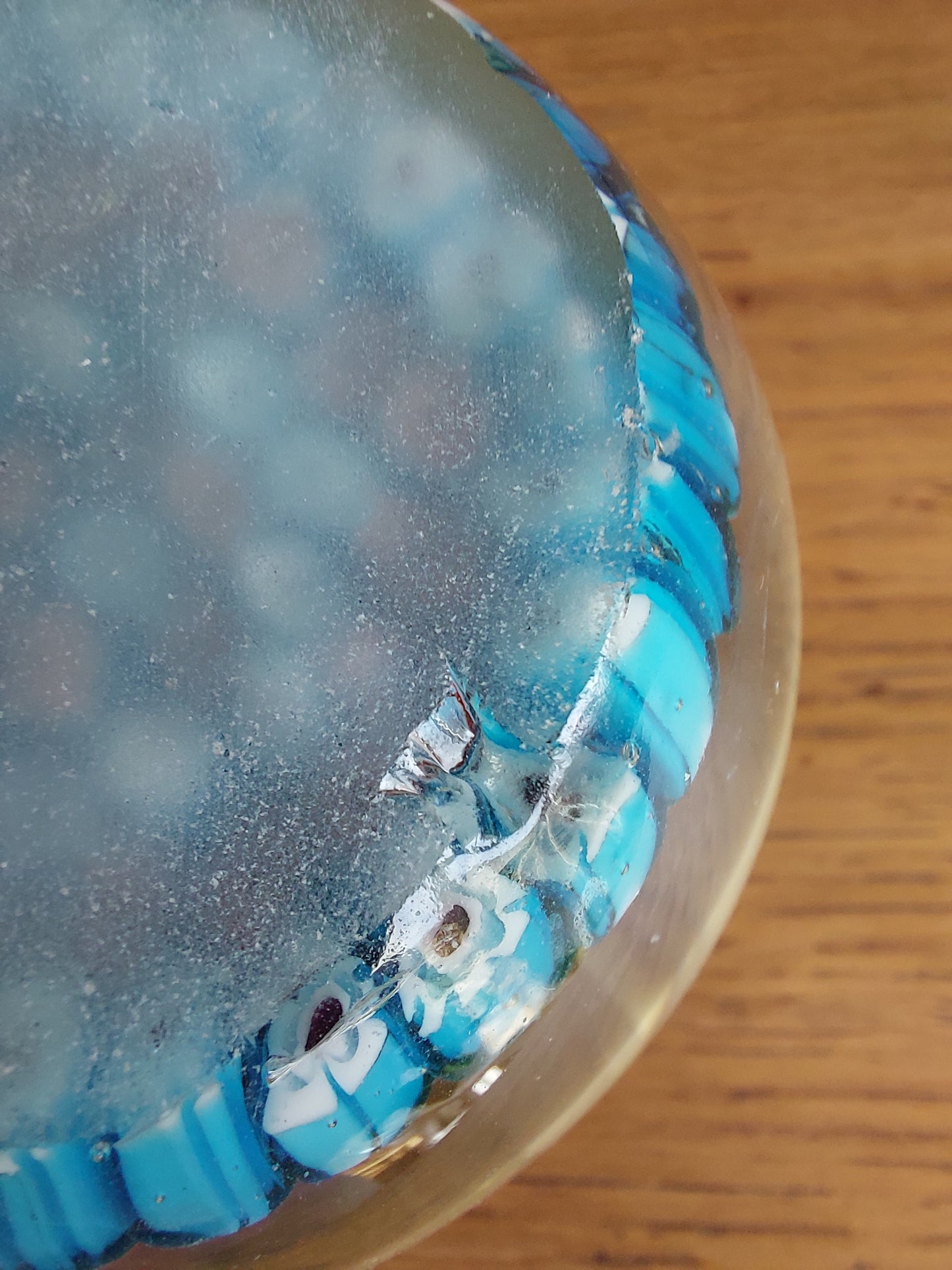 Presse-papier sulfure millefiori