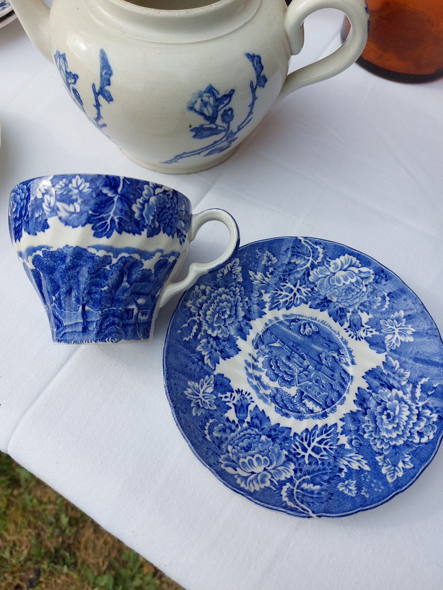 Lot de 4 tasses à thé WOODS WARE English Scenery