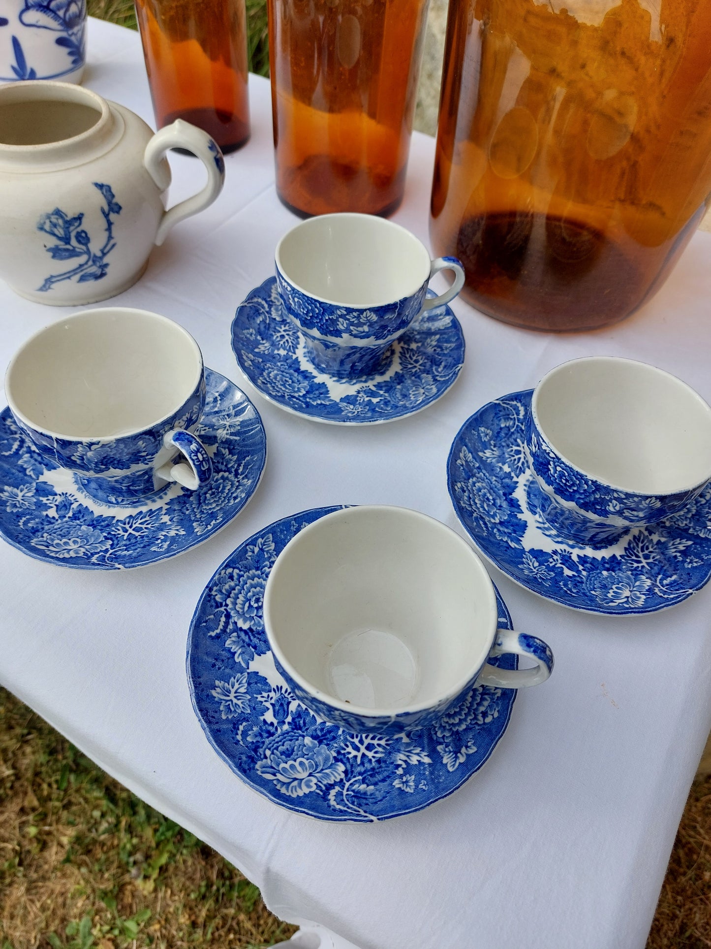 Lot de 4 tasses à thé WOODS WARE English Scenery
