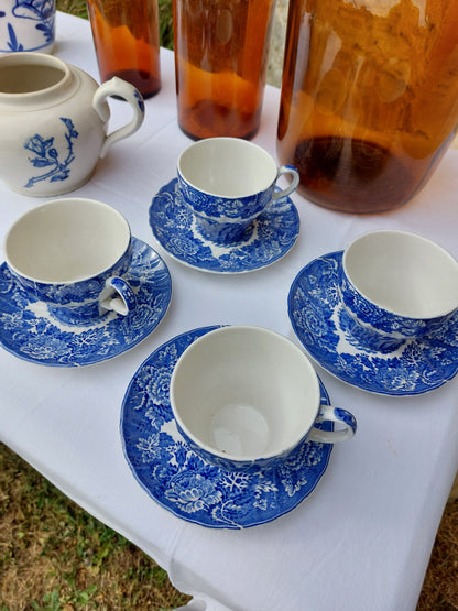 Lot de 4 tasses à thé WOODS WARE English Scenery