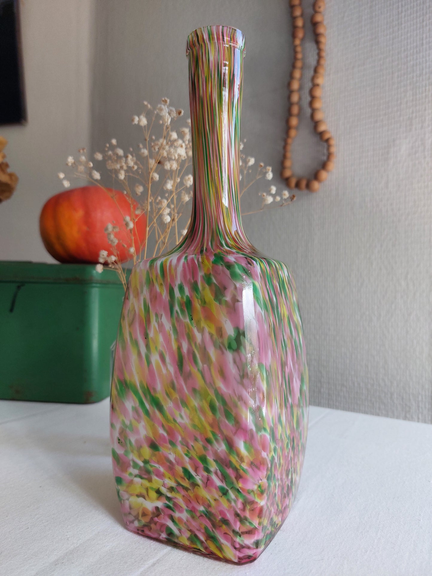 Vase ancien en verre de Clichy