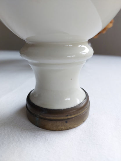 Boule d'escalier en porcelaine