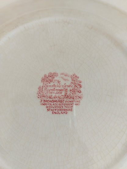 Lot de 7 assiettes J.Broadhurst Ironstone