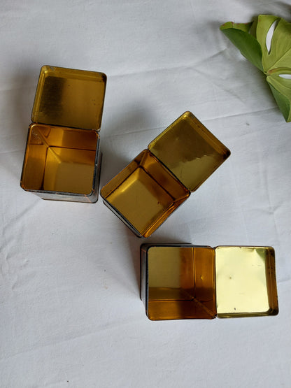 Lot de 3 boîtes à thé