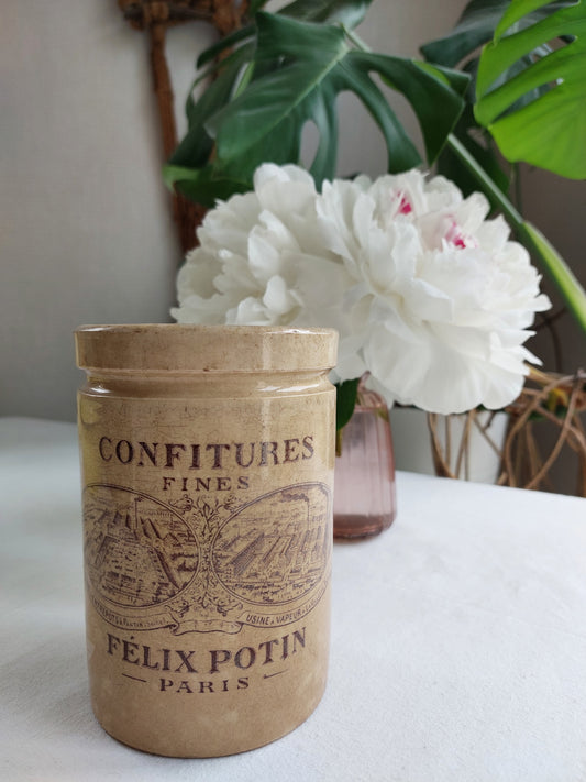 Ancien pot à confiture Félix Potin - Lunéville