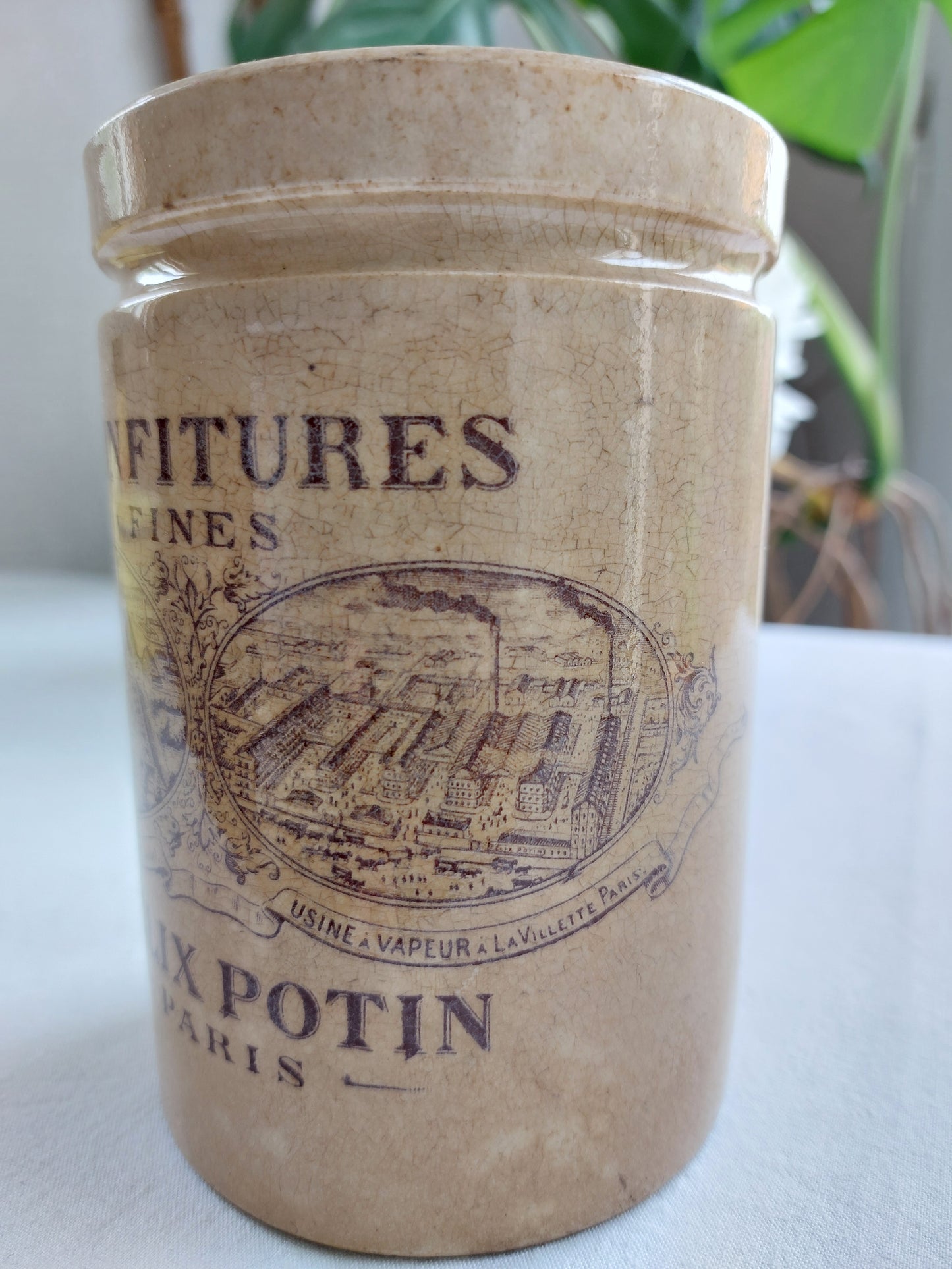 Ancien pot à confiture Félix Potin - Lunéville